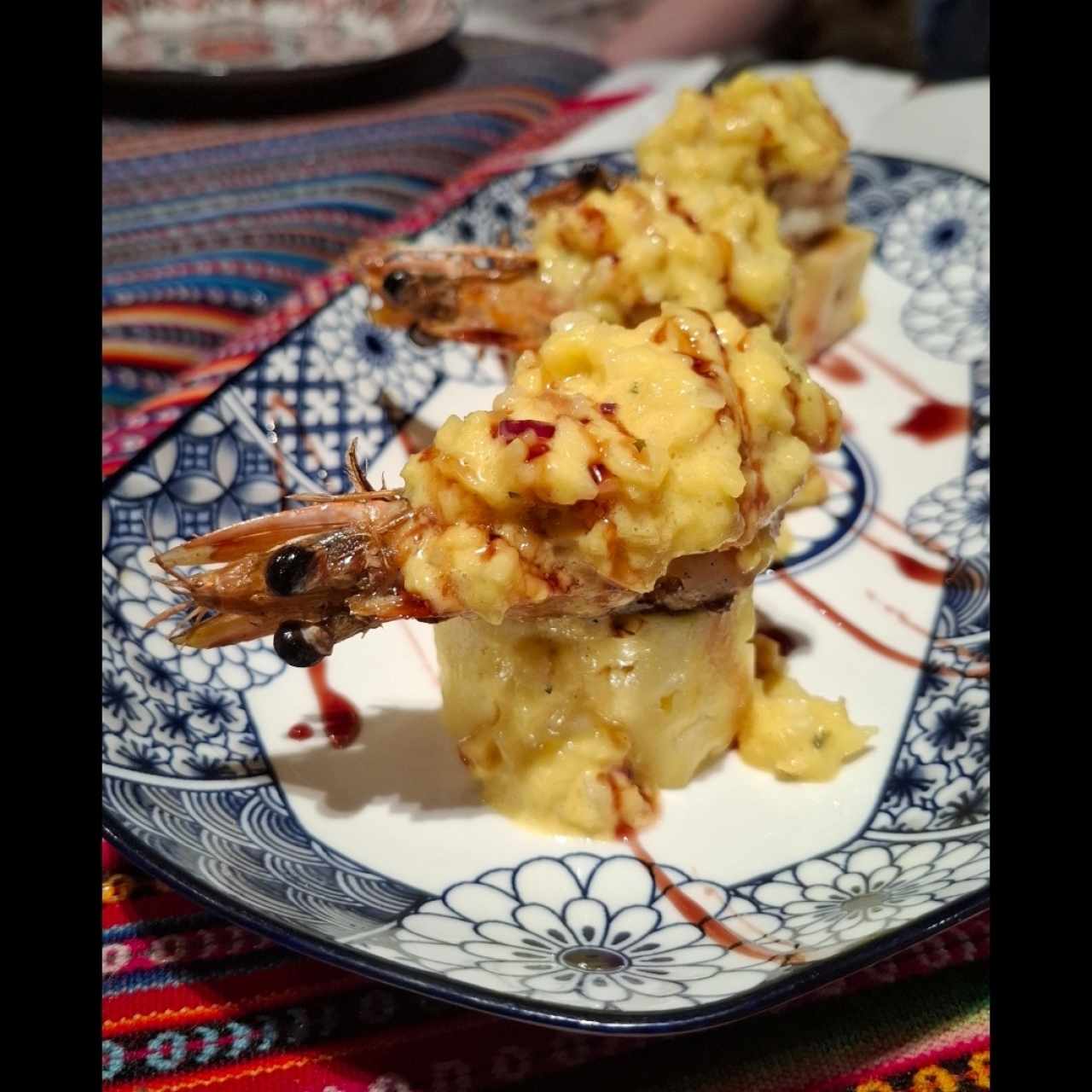 Entradas Calientes - Langostino al Carbón