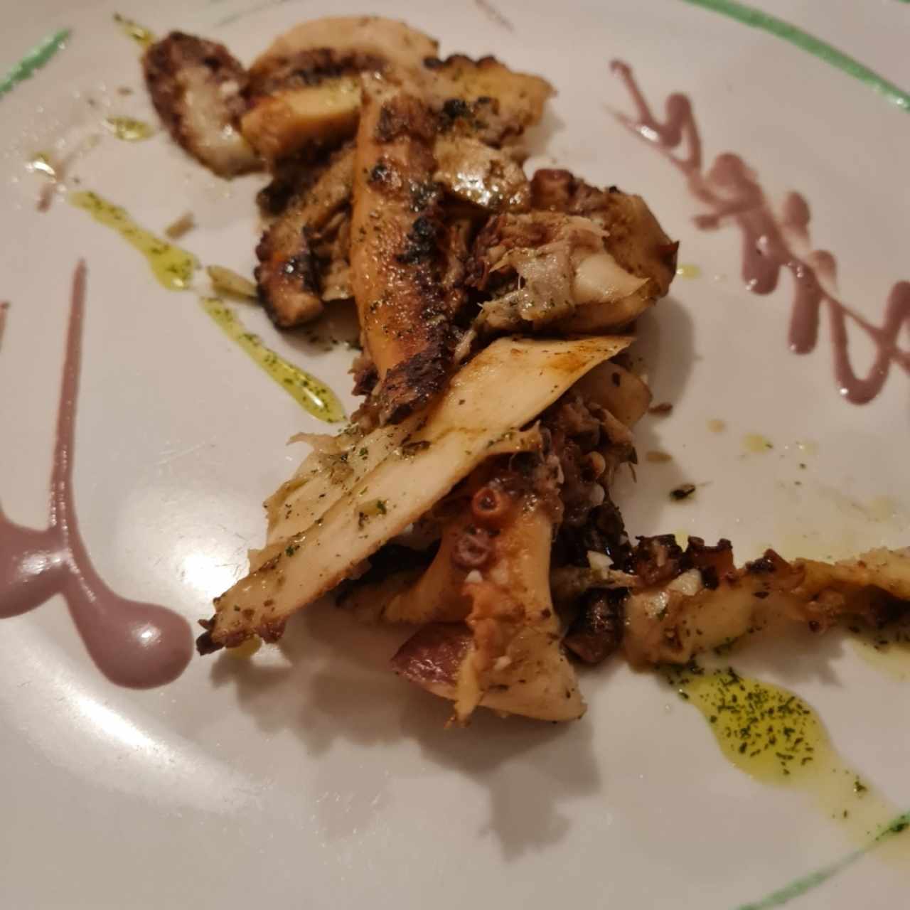Entradas Calientes - Pulpo al Carbón