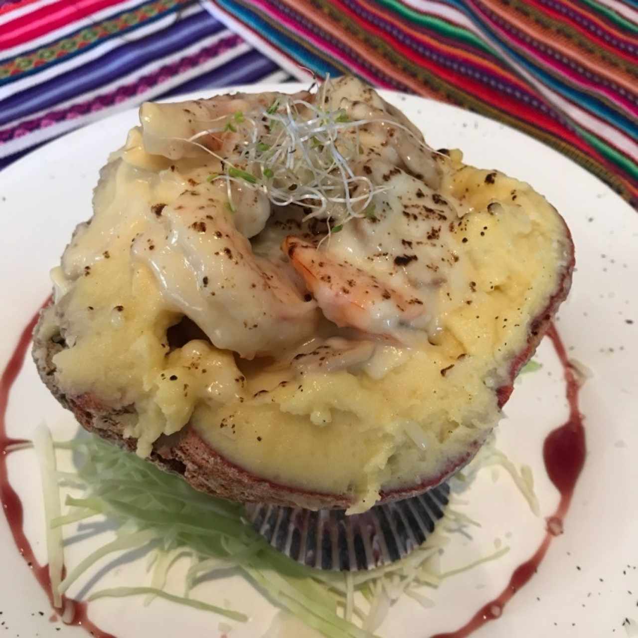 langostinos al thermidor 