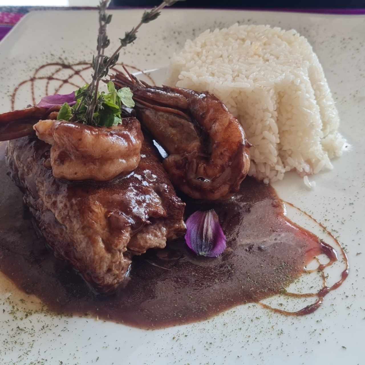 Filete Relleno de Langostinos
