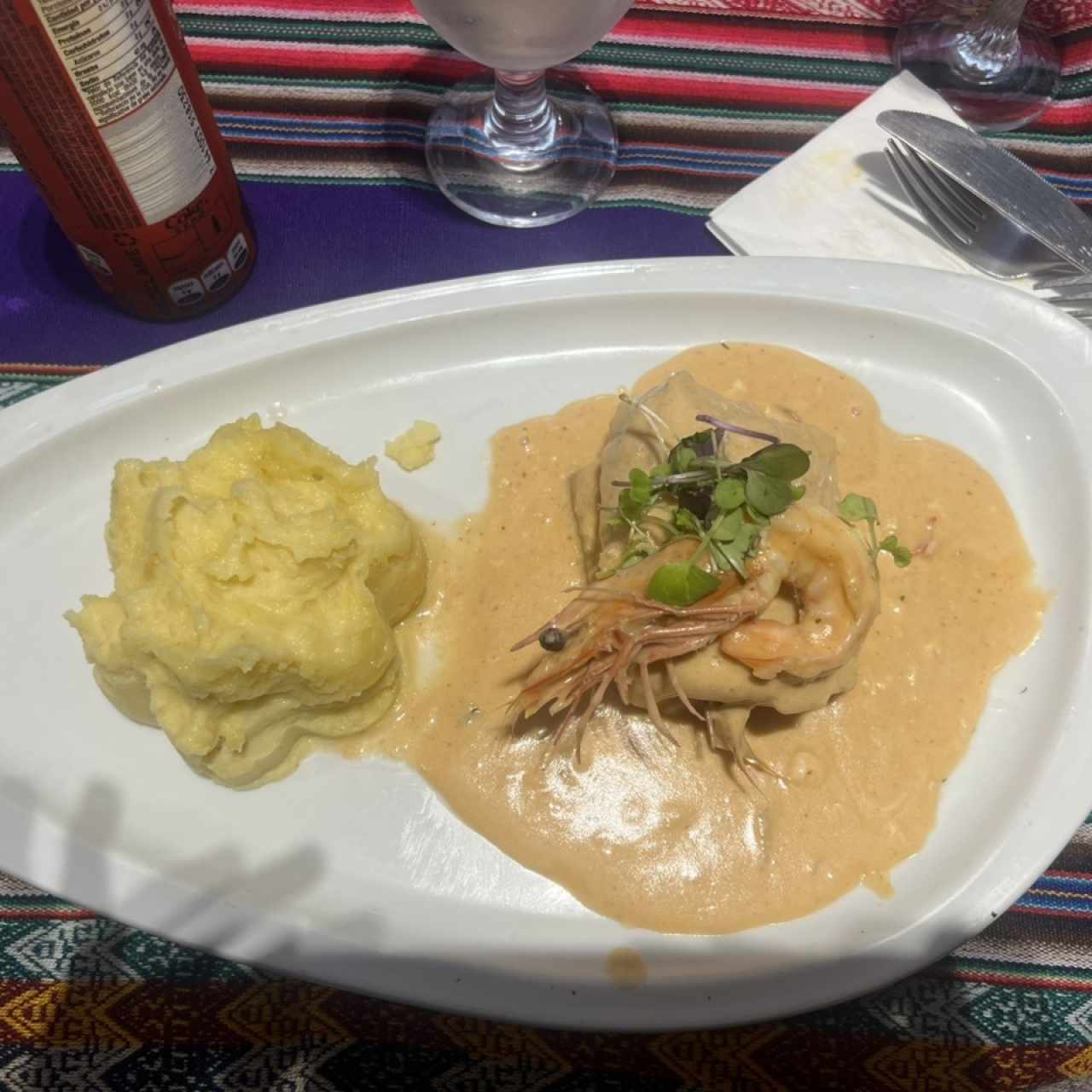 Filete Relleno de Langostinos