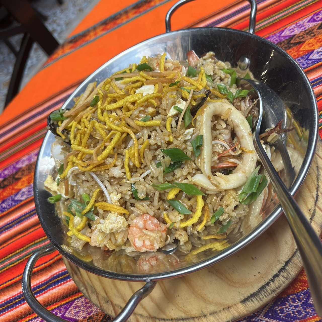 Arroz Chaufa de Mariscos