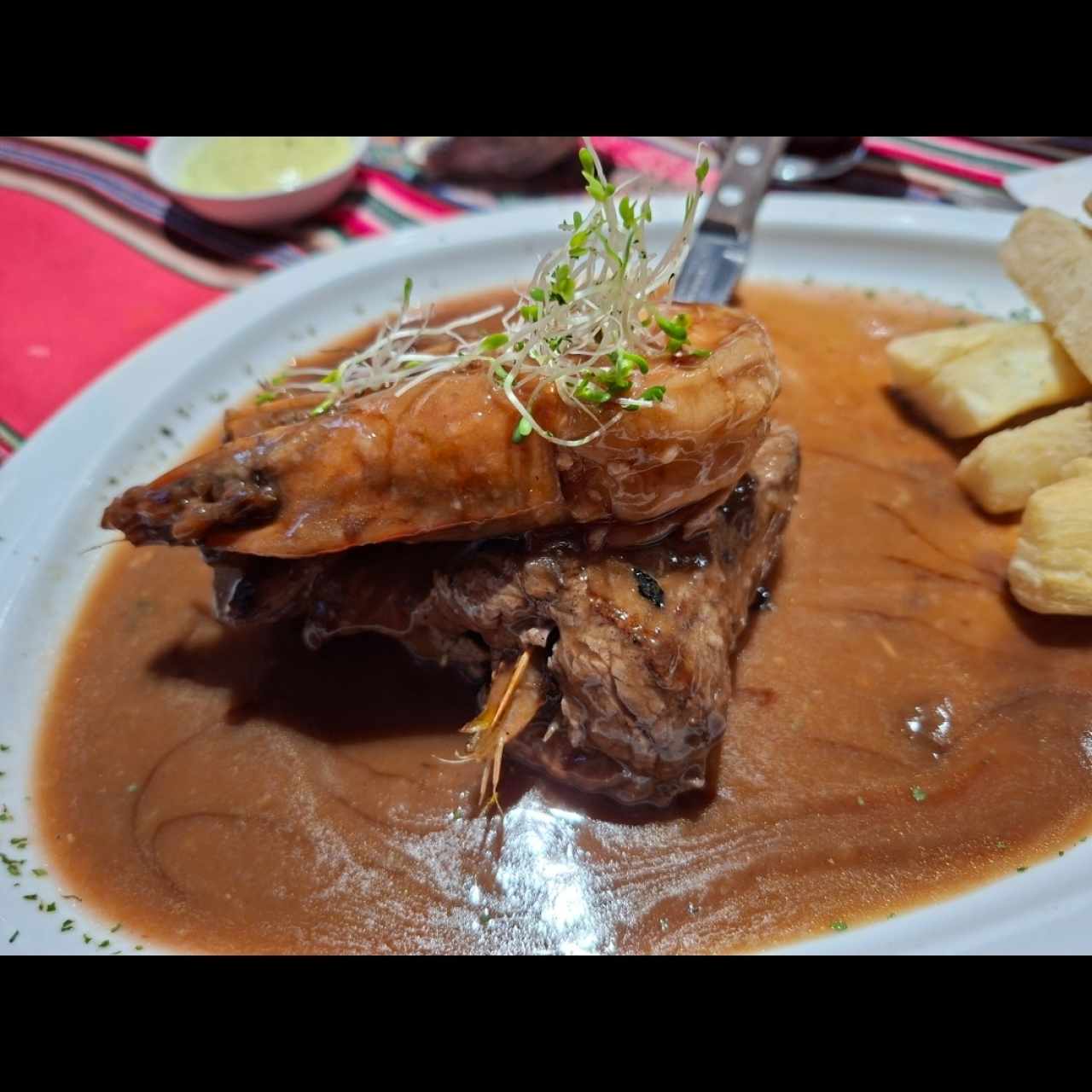 Filete Relleno de Langostinos