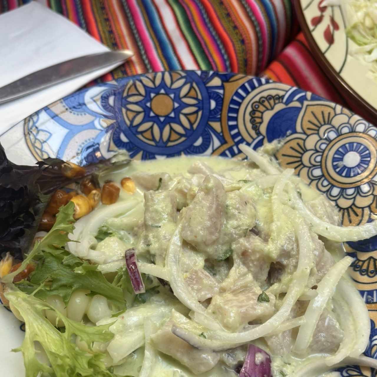 Entradas Frías - CEVICHE DE CORVINA