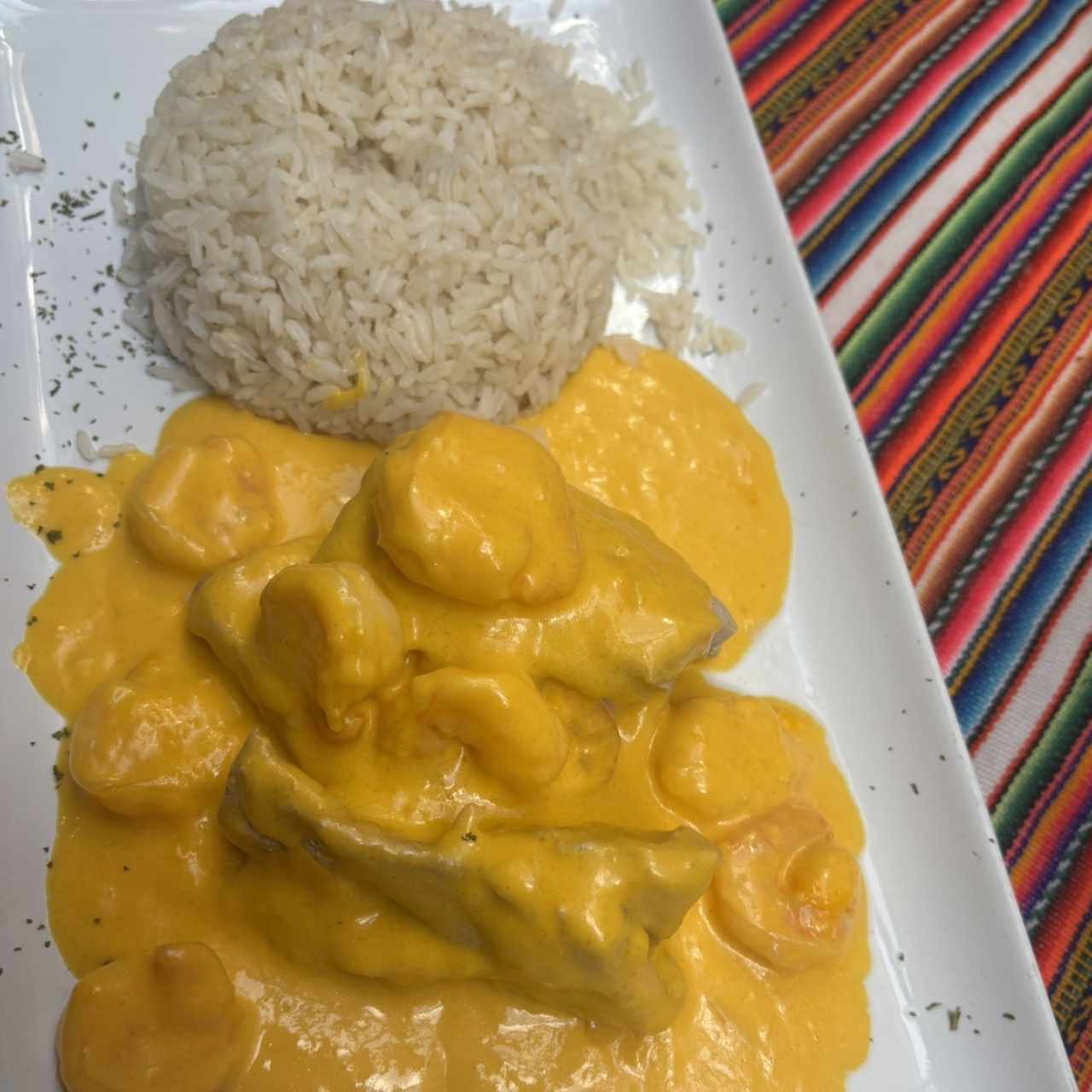 Corvina Rellena de Camarones