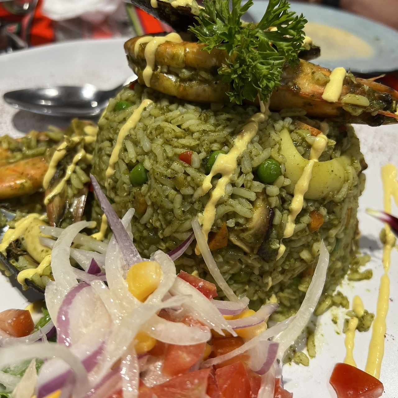 Arroz verde norteño 