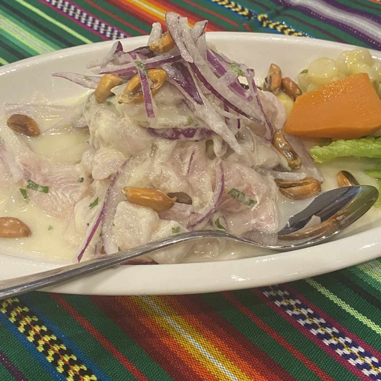 Entradas Frías - CEVICHE DE CORVINA
