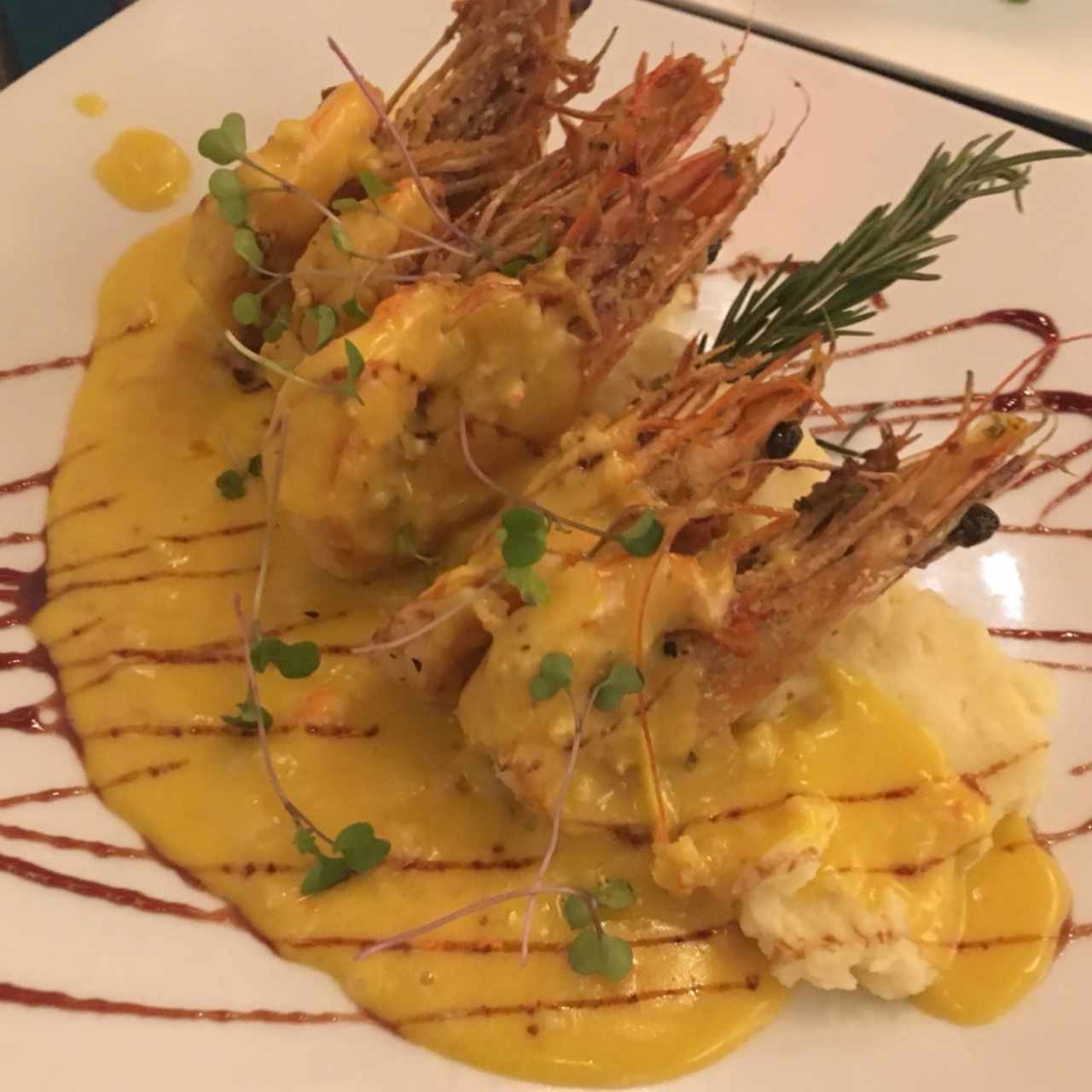 langostinos inka.. delicioso!!