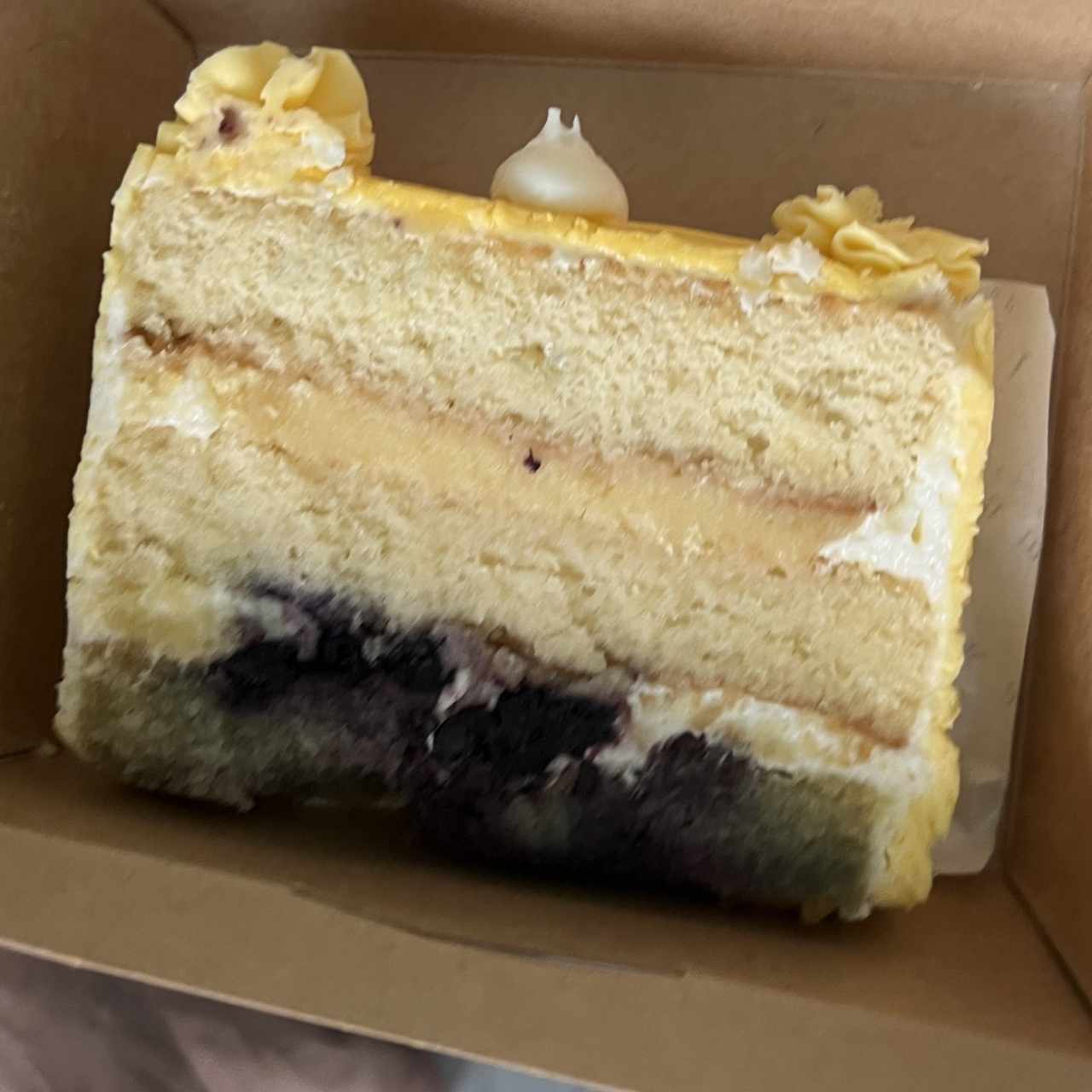 Cake de Limón con Blueberrys