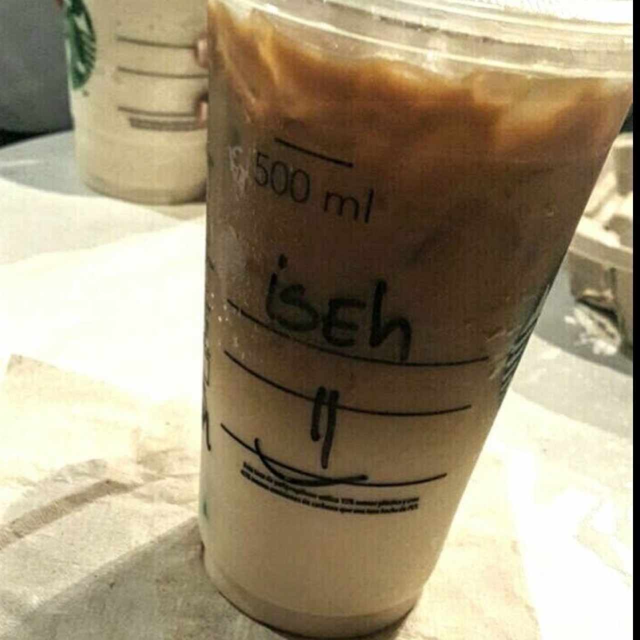 Venti Iced Caramel Macchiato