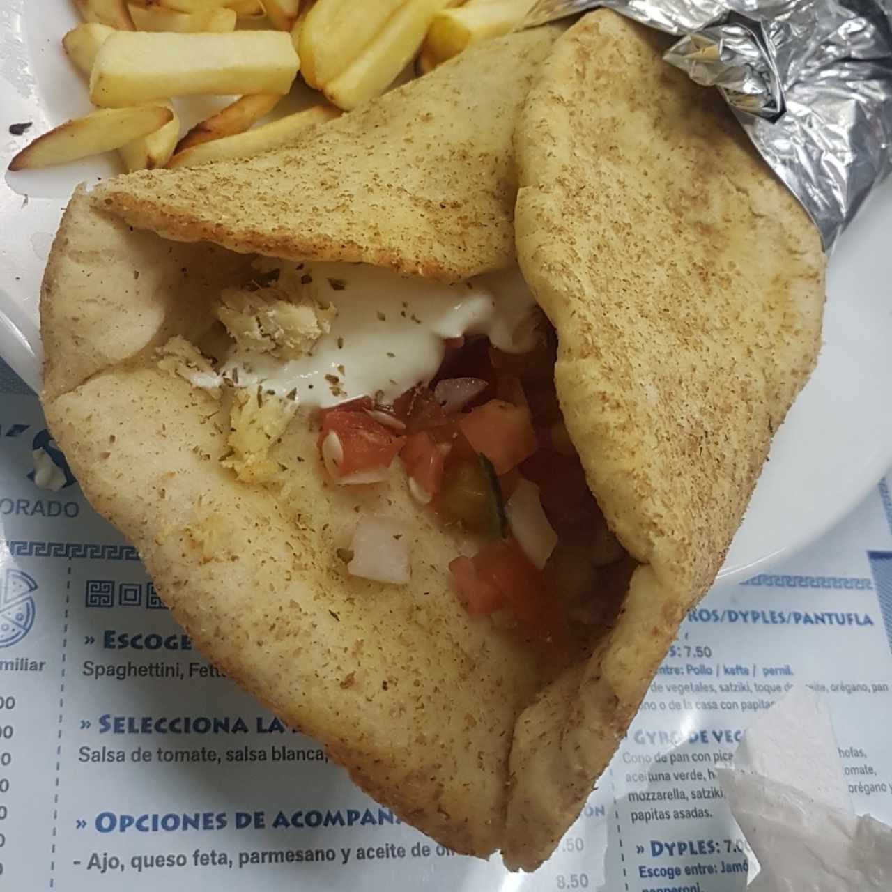 Gyro de pollo 