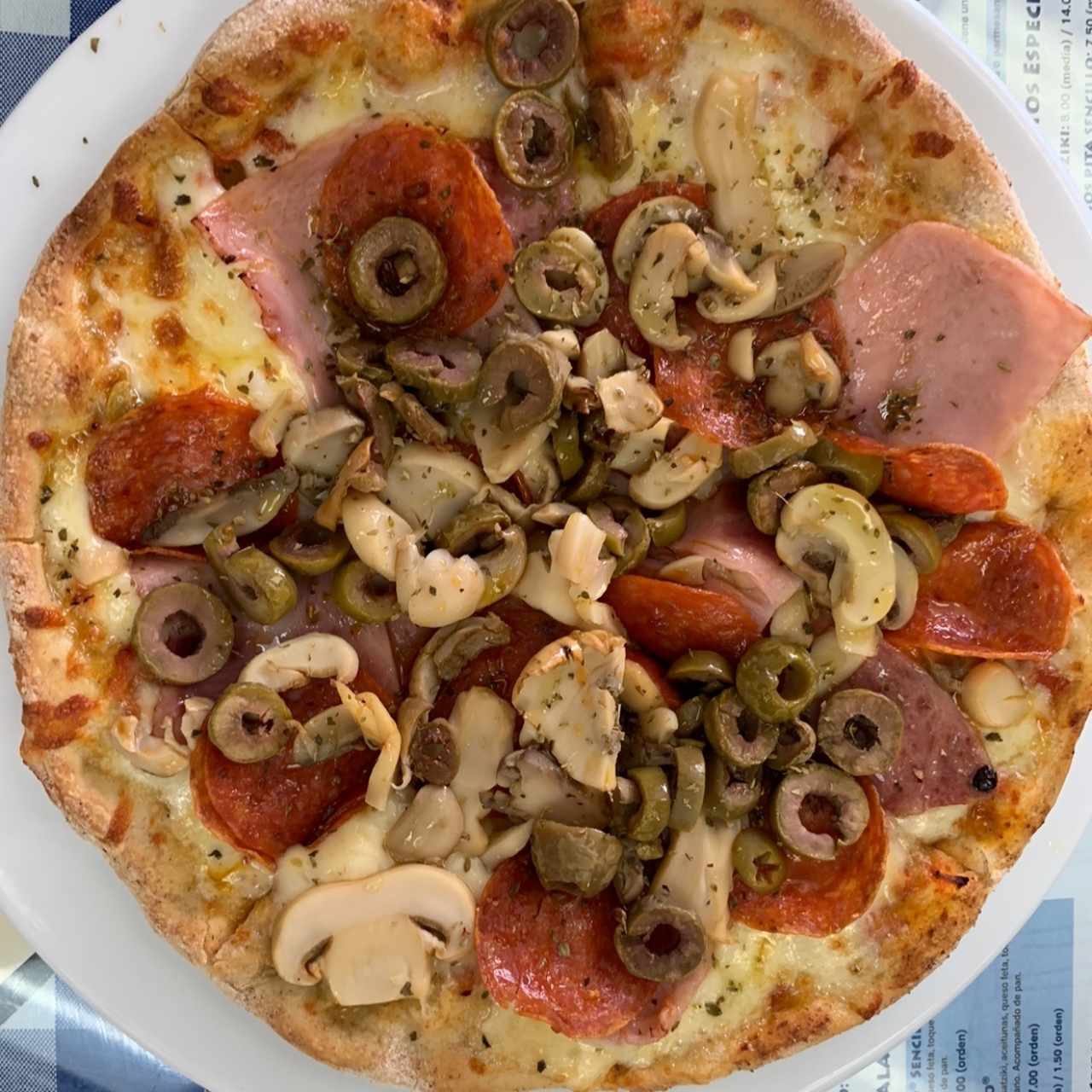 pizza combinacion