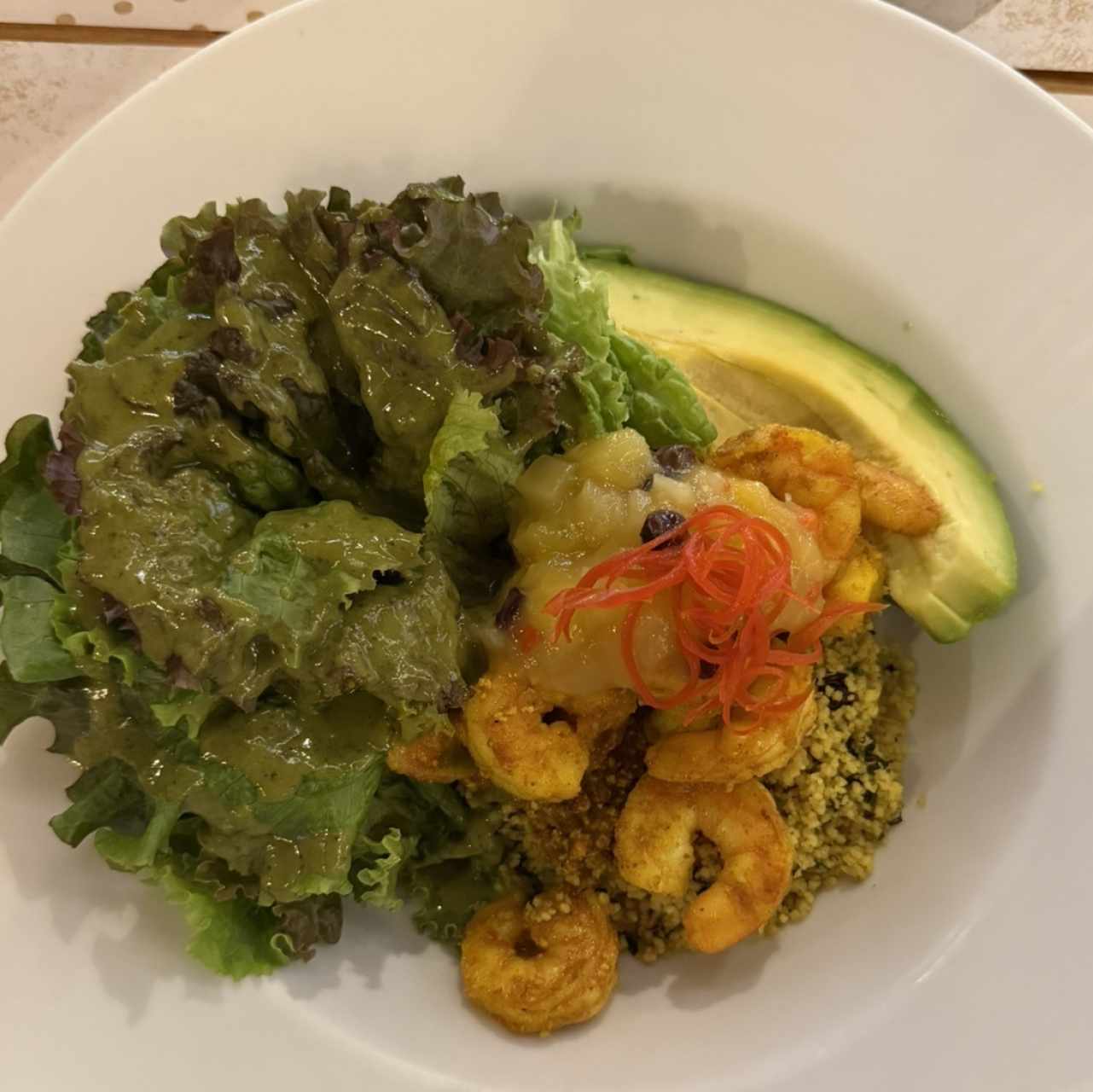Ensalada Marroqui Con Camarón