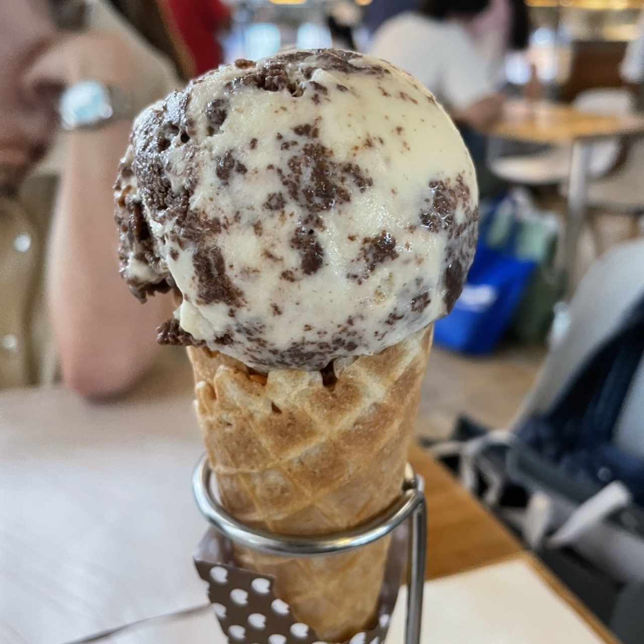 Cono de brownie 