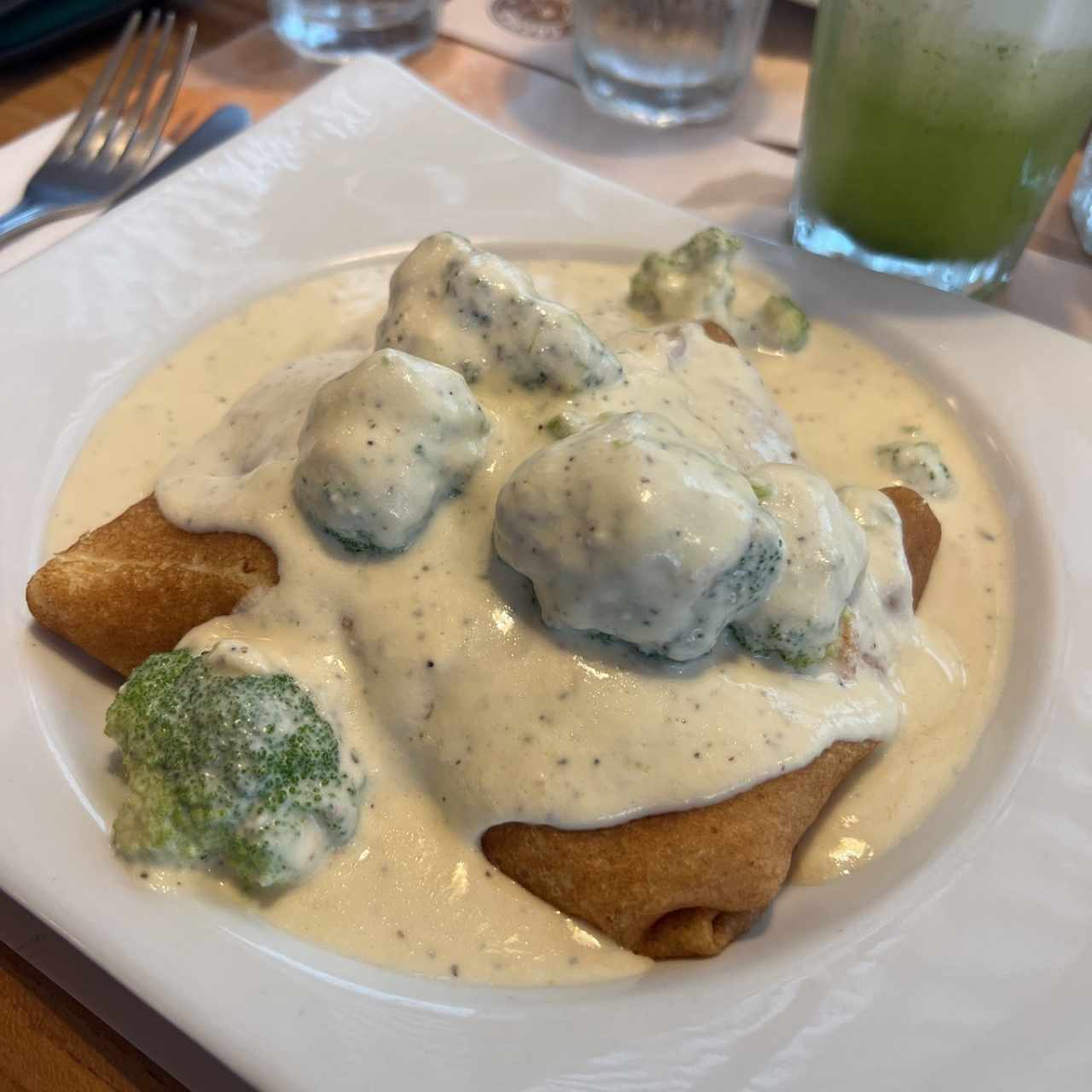 Pollo,Brocoli y Queso