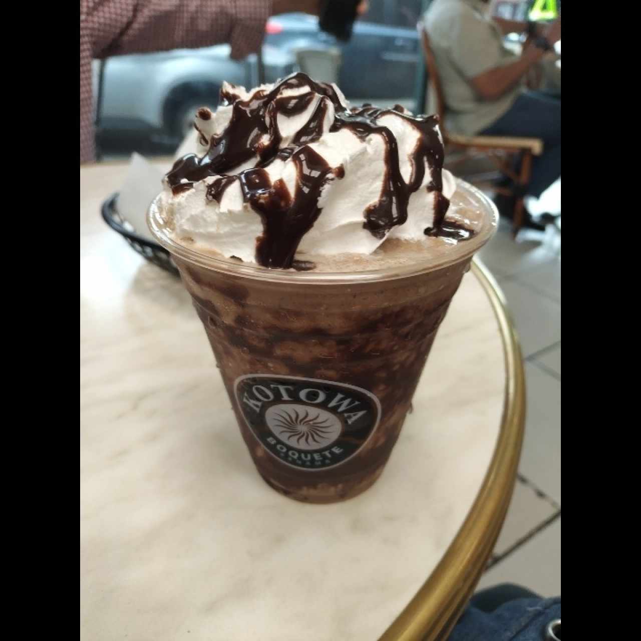 Frappe de café 