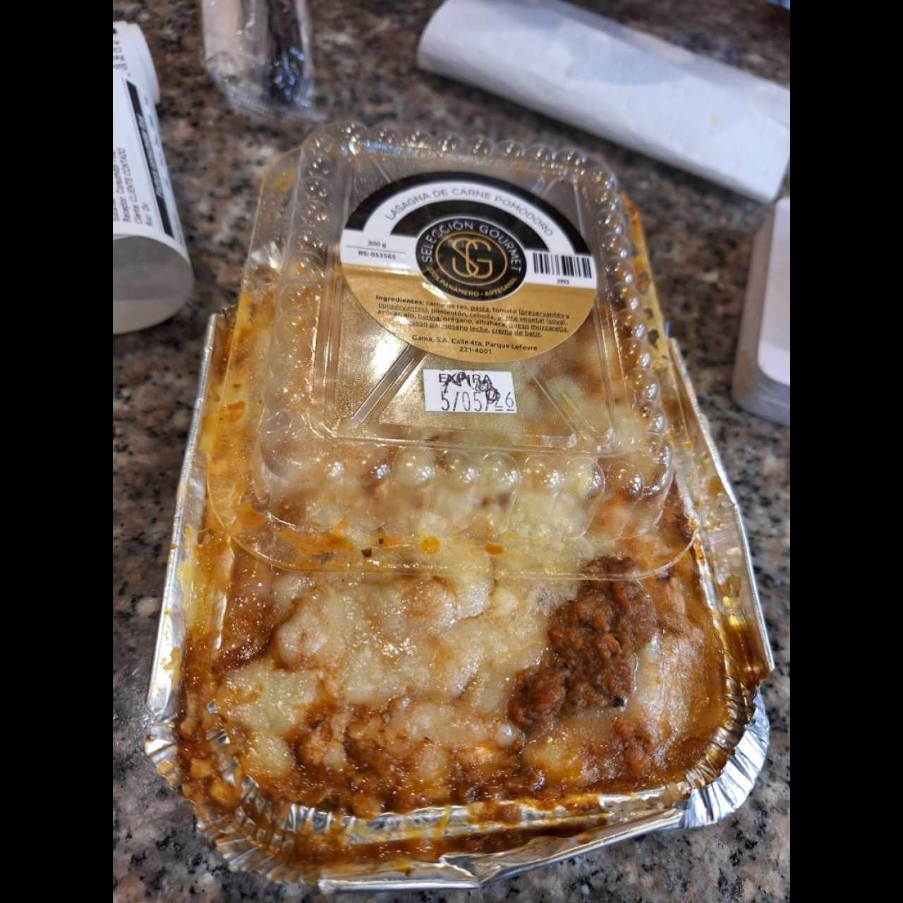 Lasagna de Carne Salsa Pomodoro