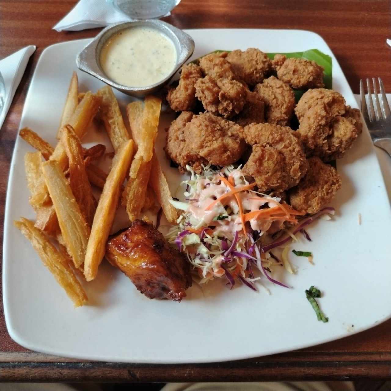 Mariscos - Camarones Apanados