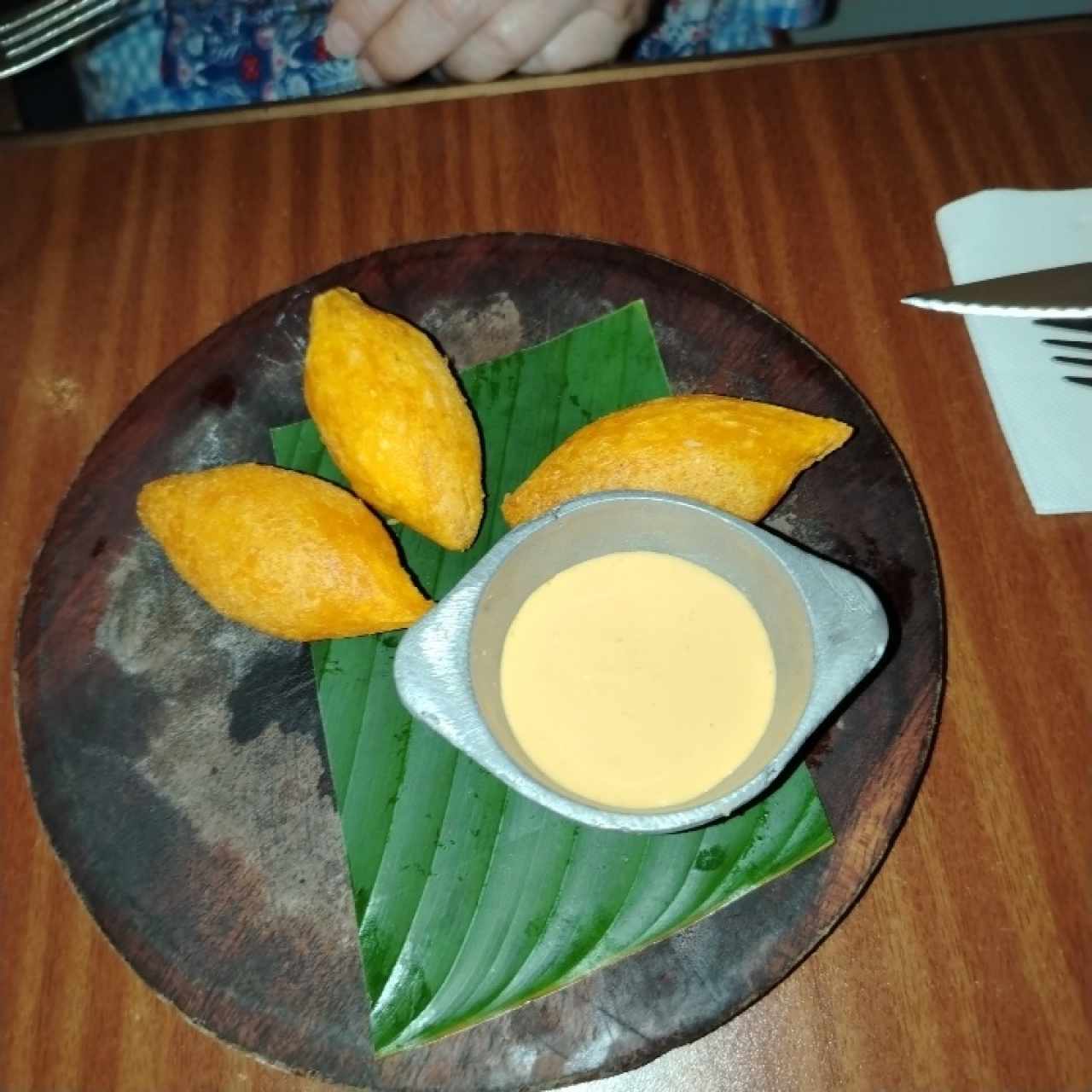 Carimañolas con chorizo 