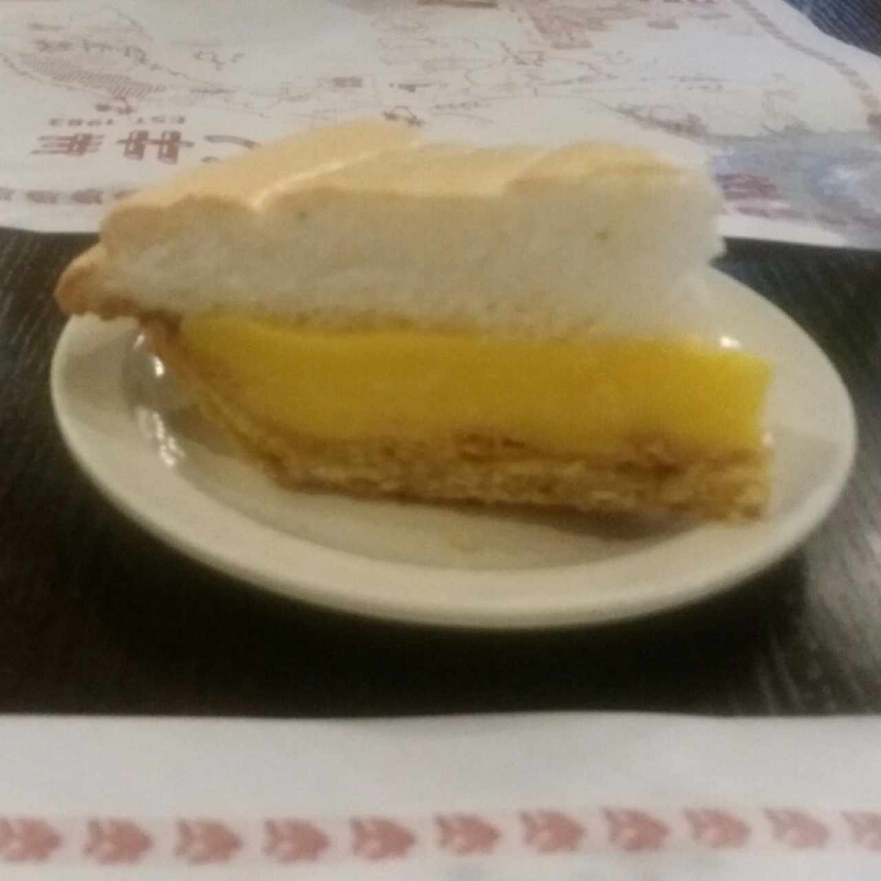Pie de limón