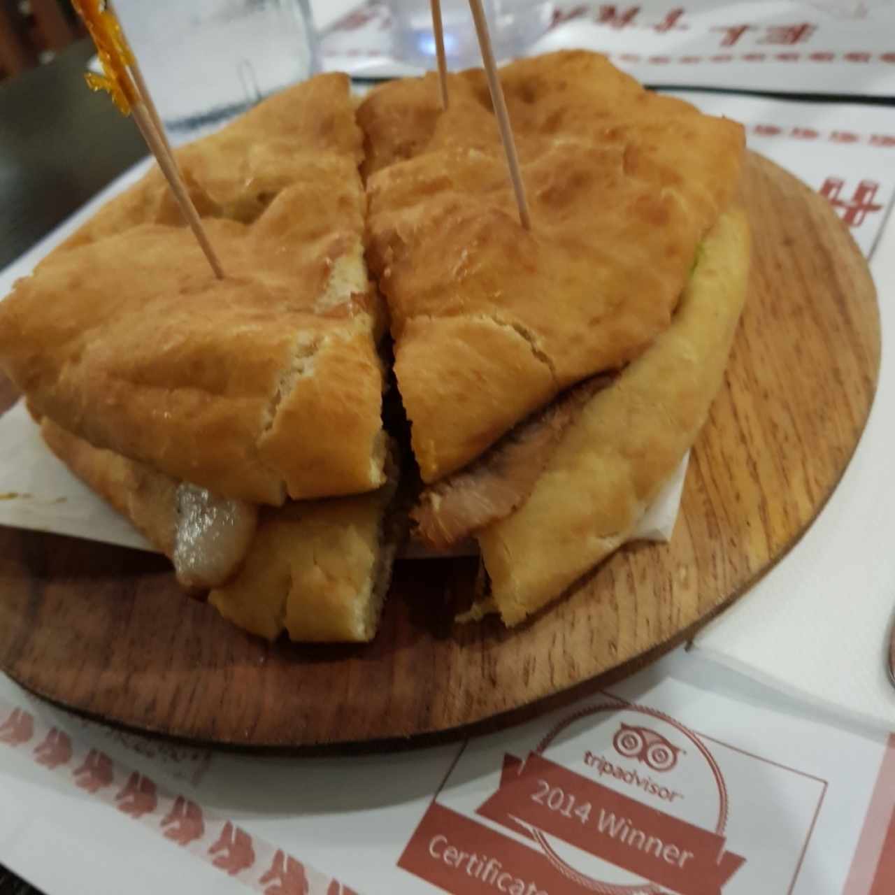 emparedado de pierna 