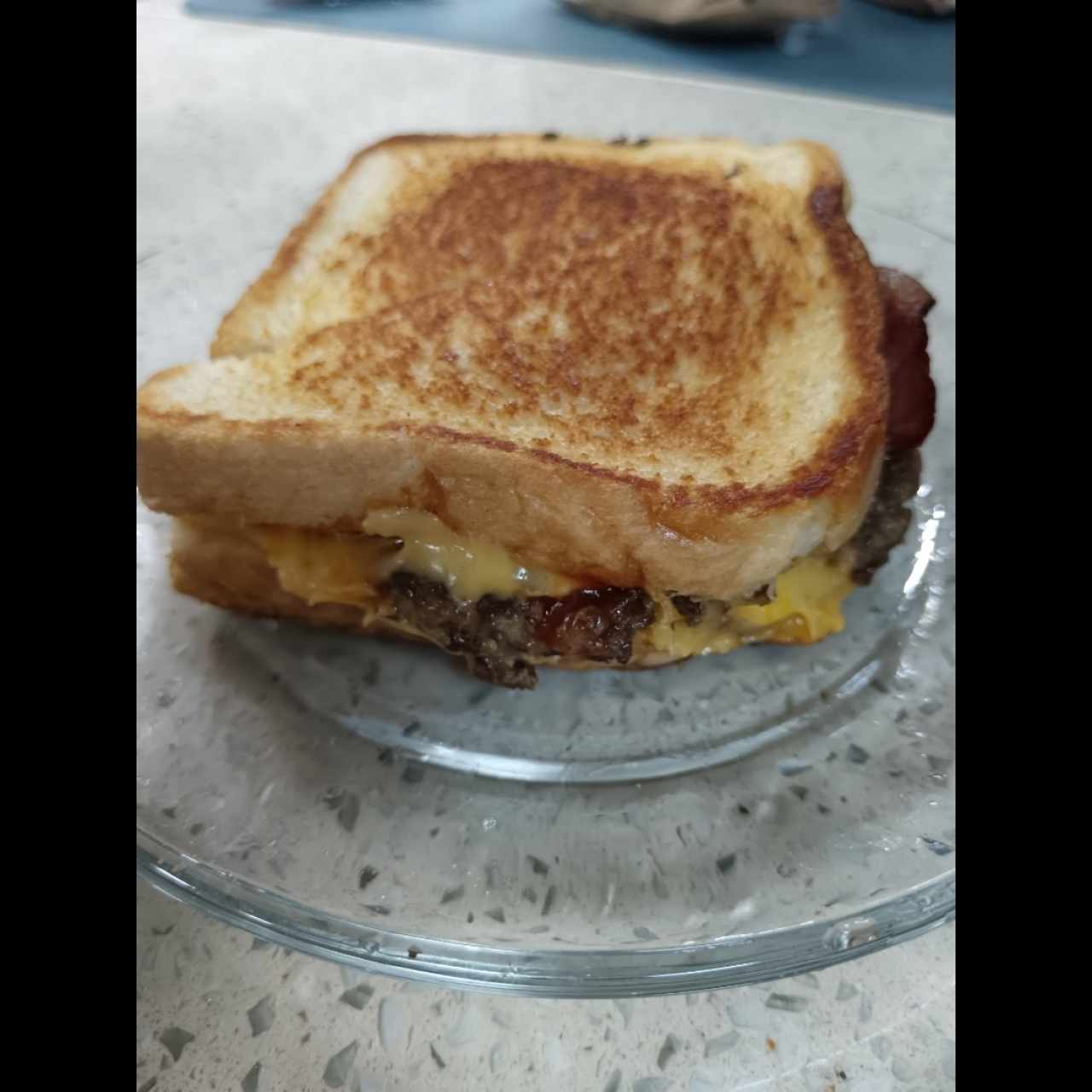 Quesoburguesa con tocino 