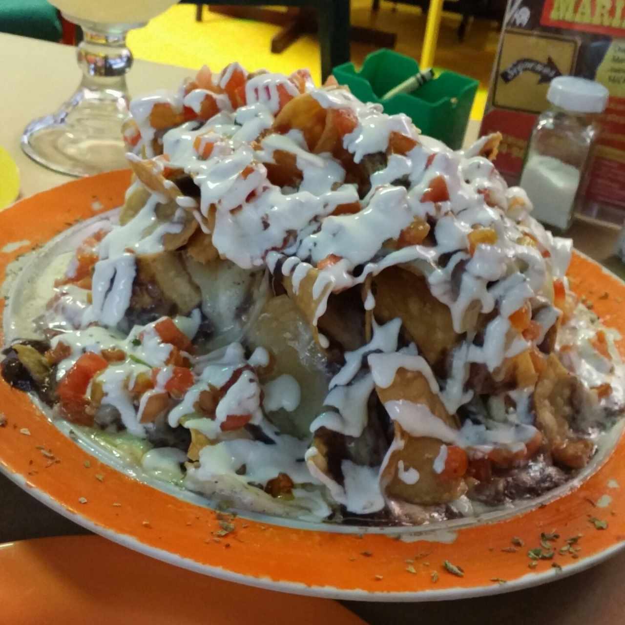 nachos vegetarianos