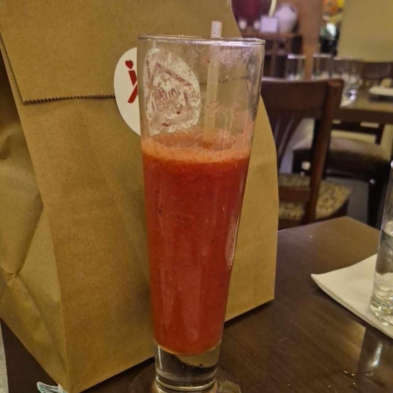 liquado de fresa