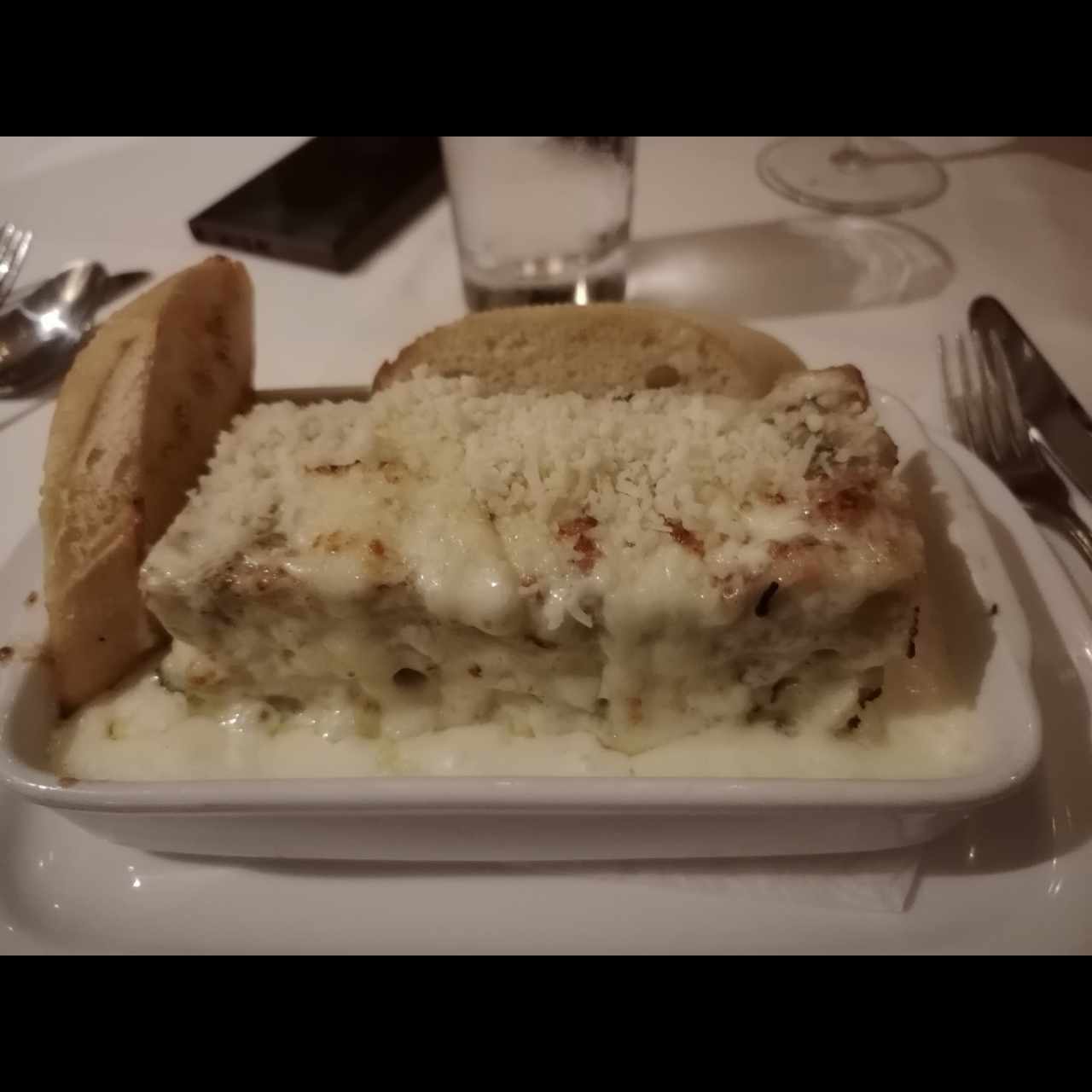Primi Piatti - Lasaña de Pollo