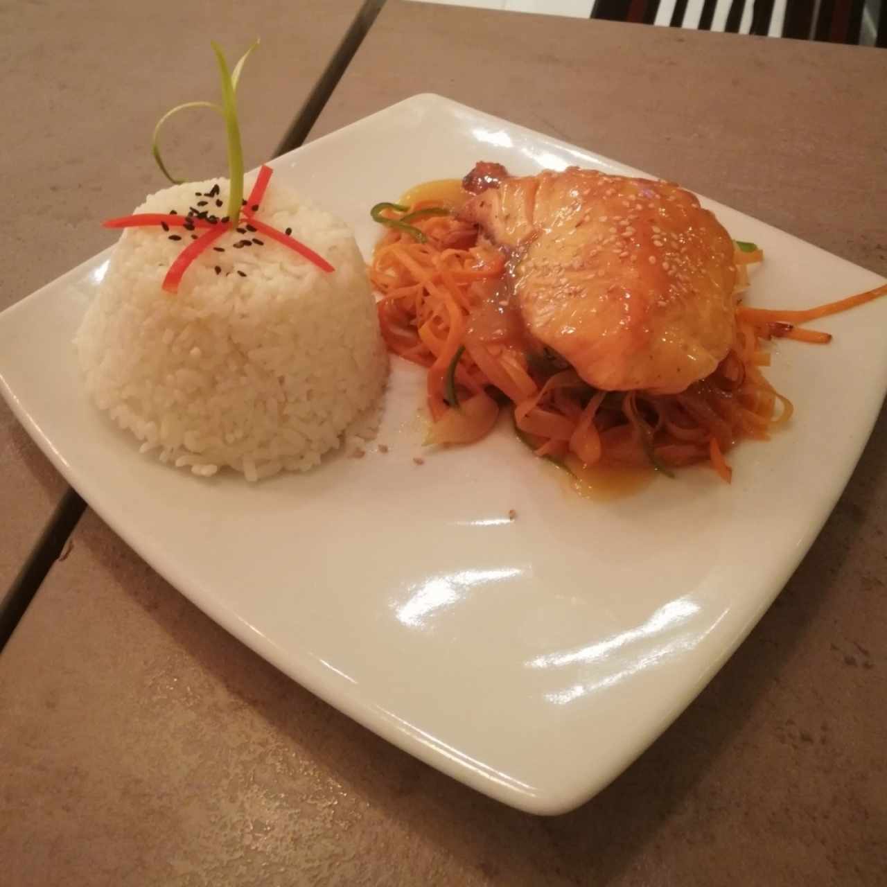 salmon con maracuya