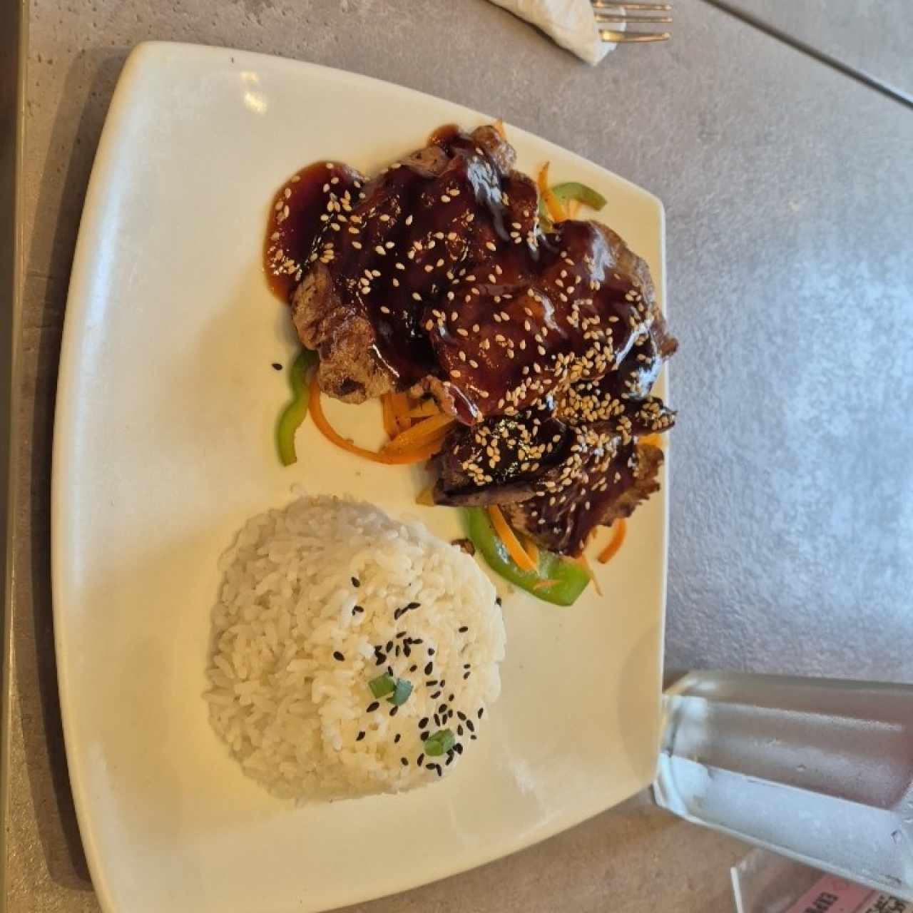Filete de Res Teriyaki