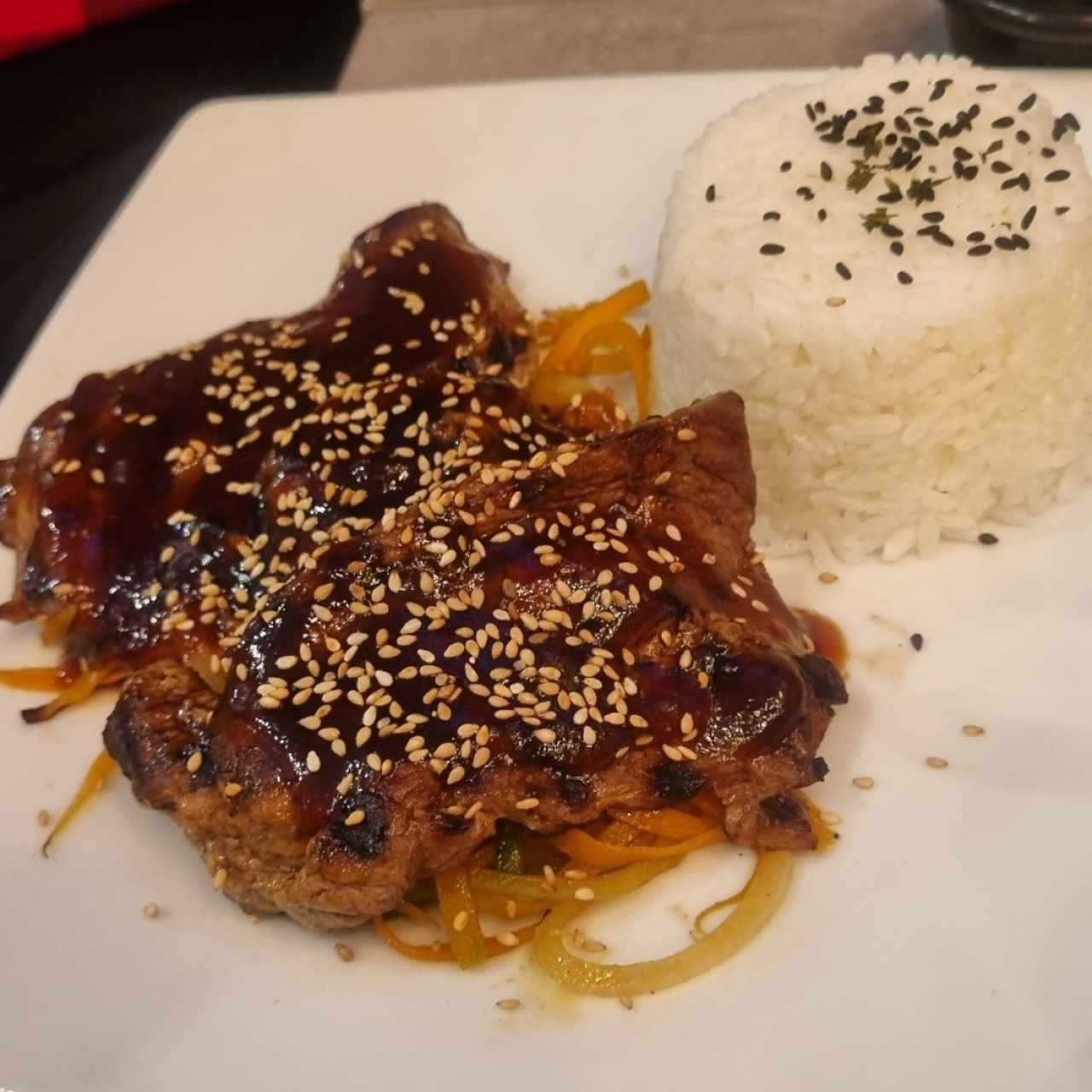 Filete de Res Teriyaki