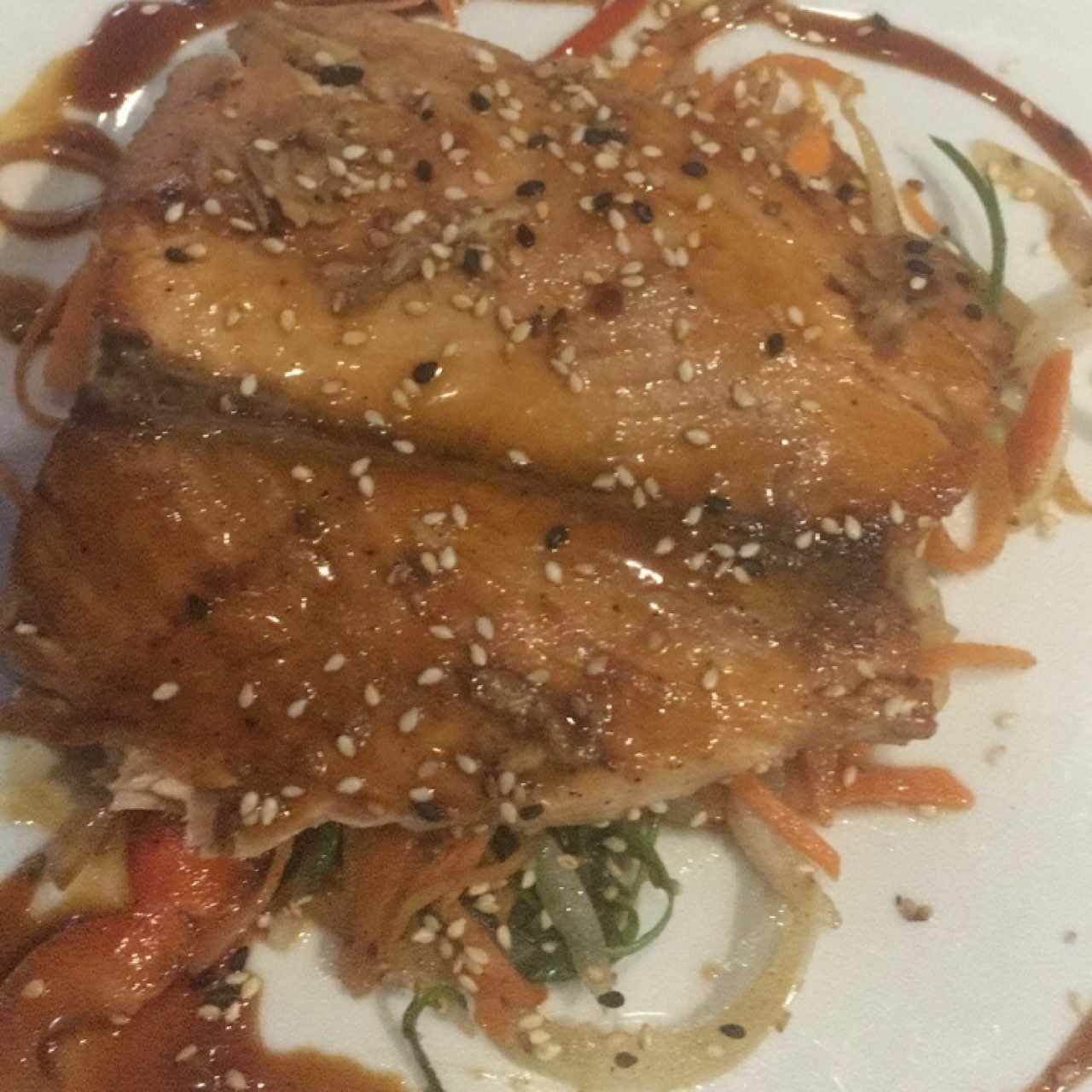 Salmón al Grill o Teriyaki