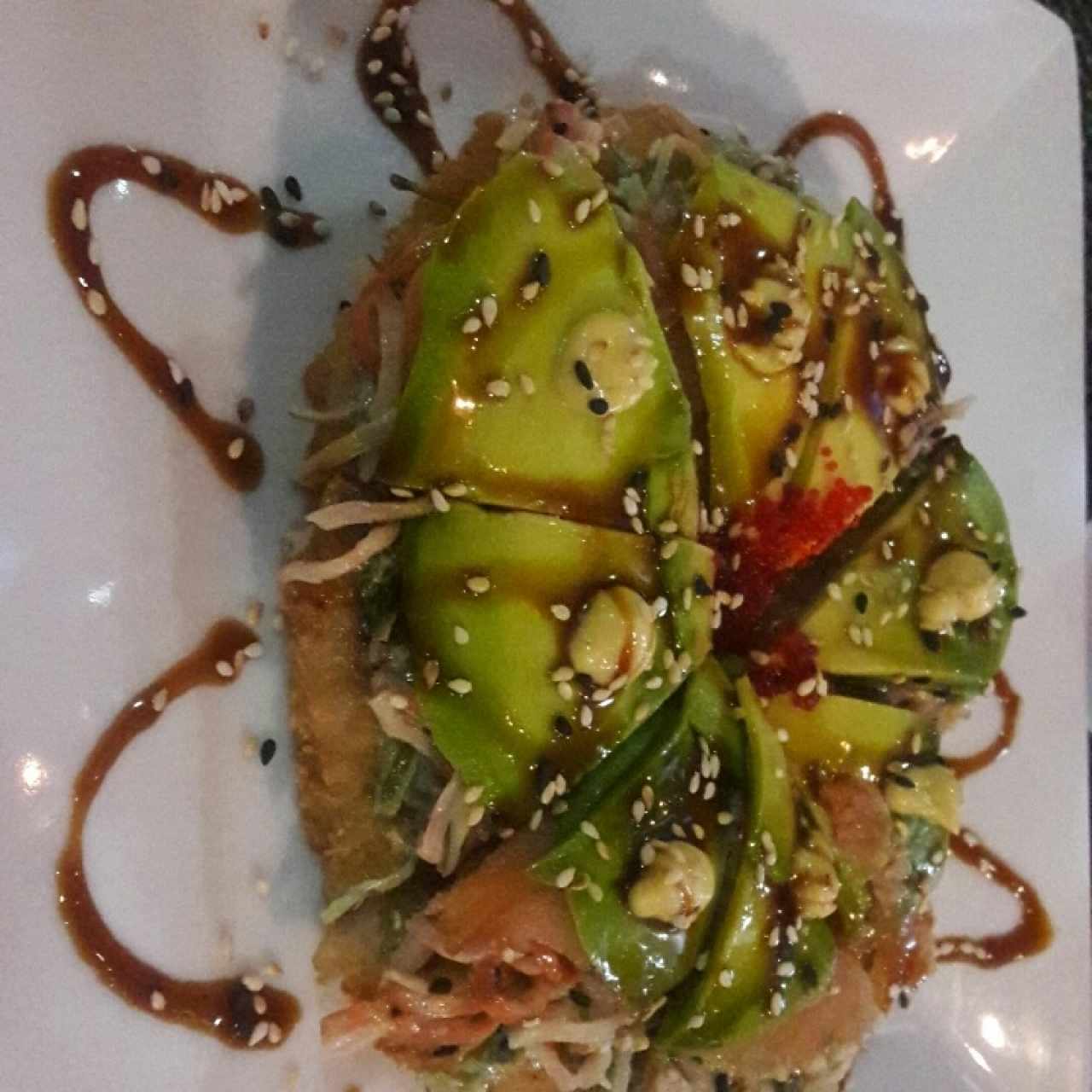Entradas Calientes - Pizza japonesa