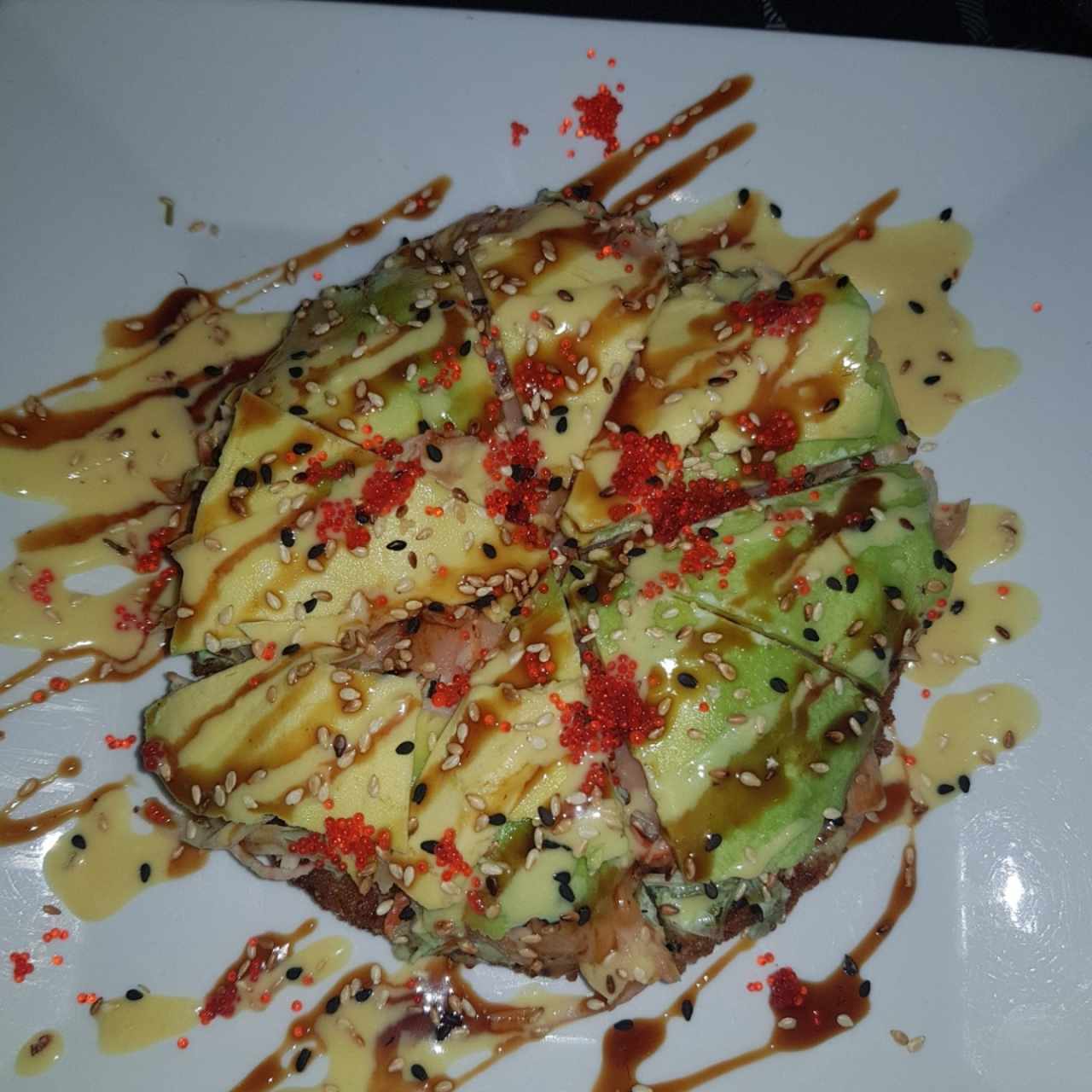 Entradas Calientes - Pizza japonesa