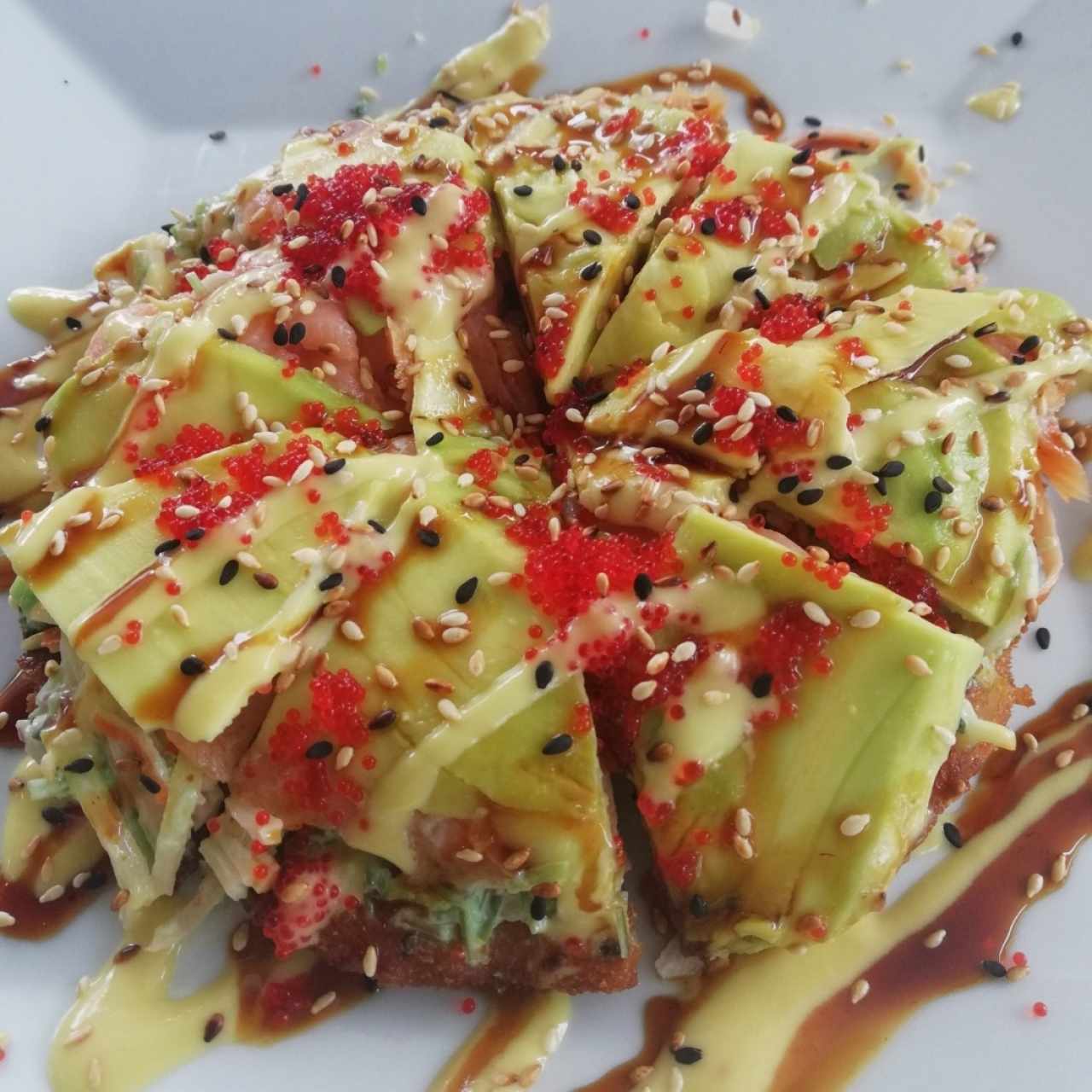Entradas Calientes - Pizza japonesa