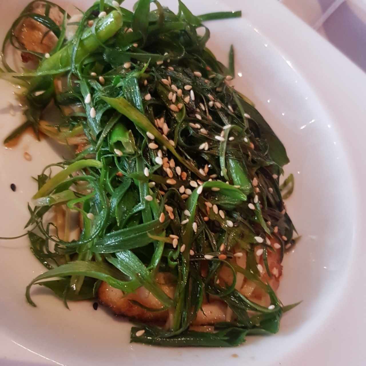 Thai - Corvina al cebollín