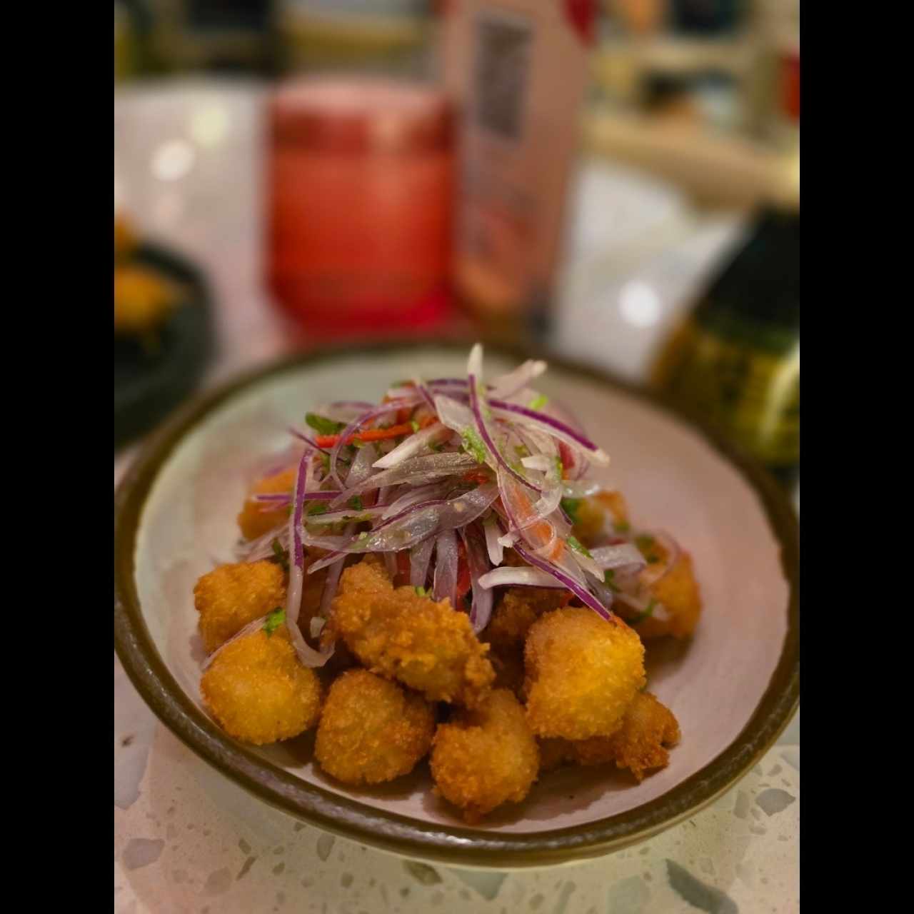 Ceviche Frito de Pescado Blanco