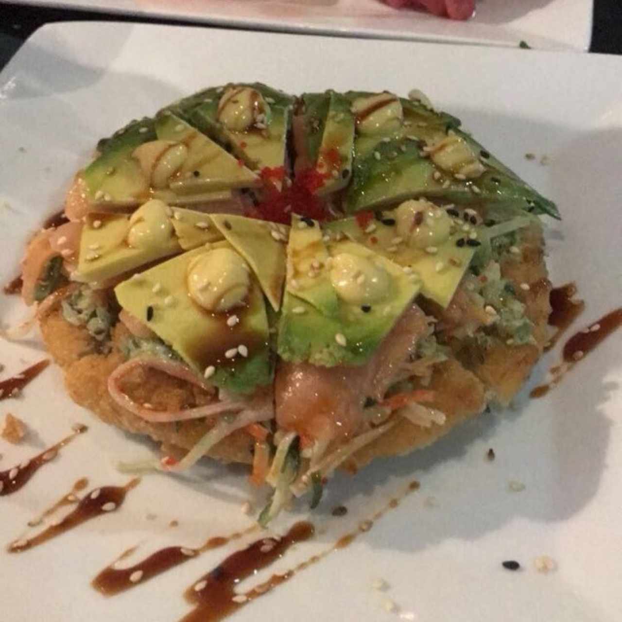Entradas Calientes - Pizza japonesa
