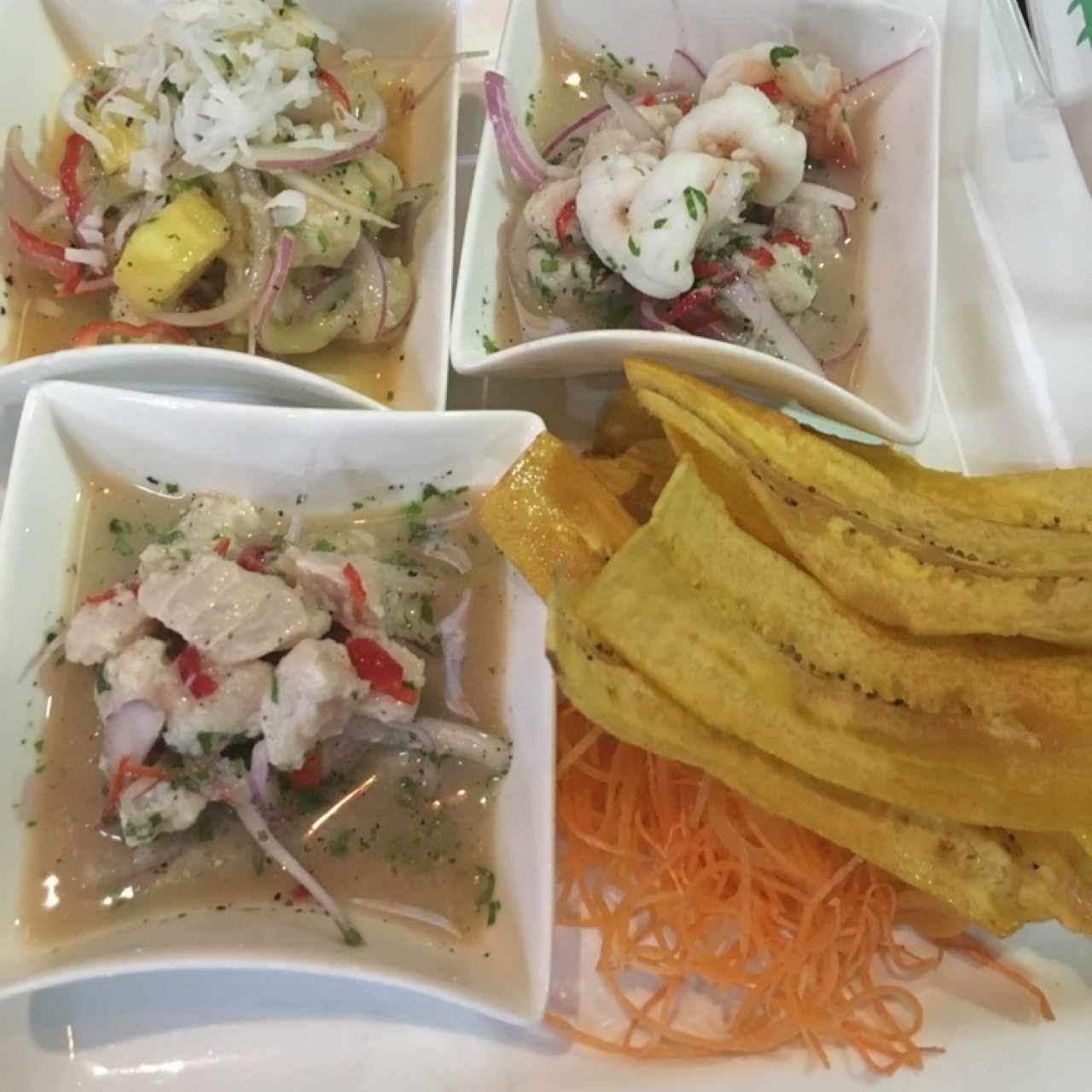 Degustación de ceviches