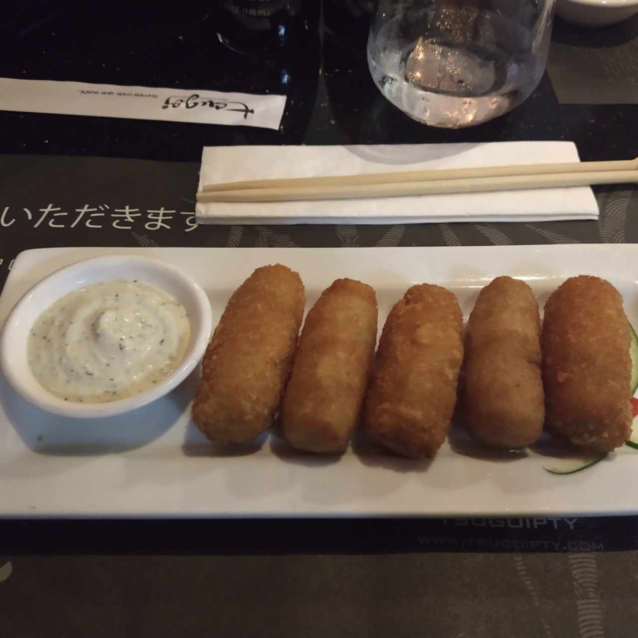 Entradas Calientes - Croqueta de cangrejo