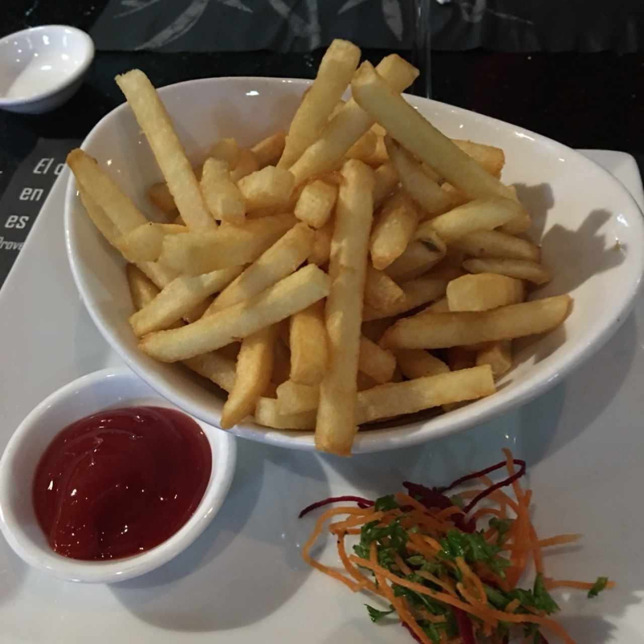 Menú Infantil - Papas fritas