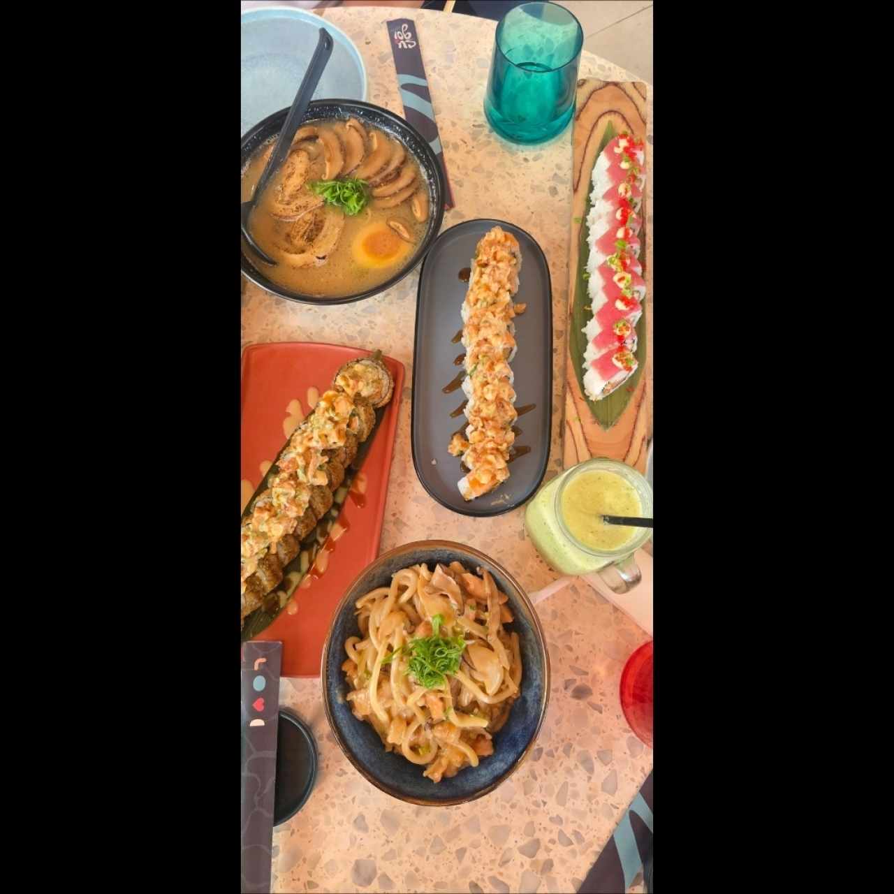 udón, sushis y ramen