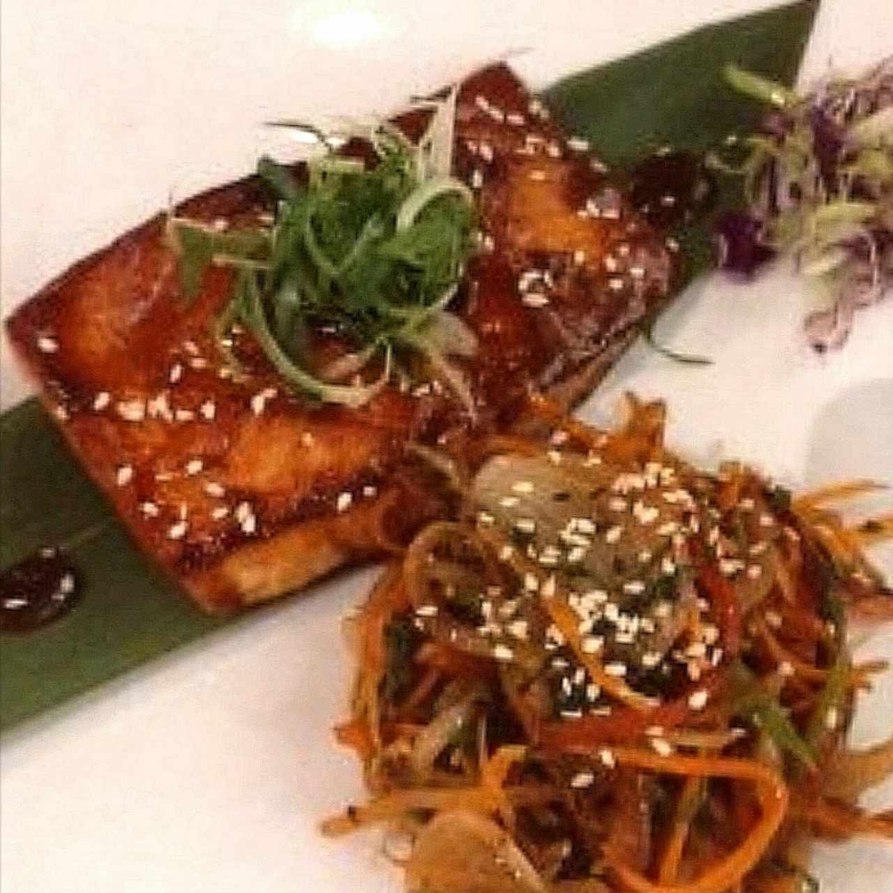Salmón Teriyaki