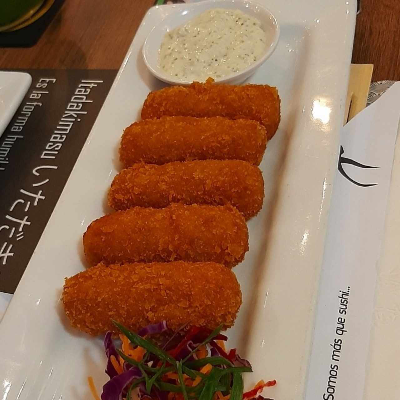 Entradas Calientes - Croqueta de cangrejo