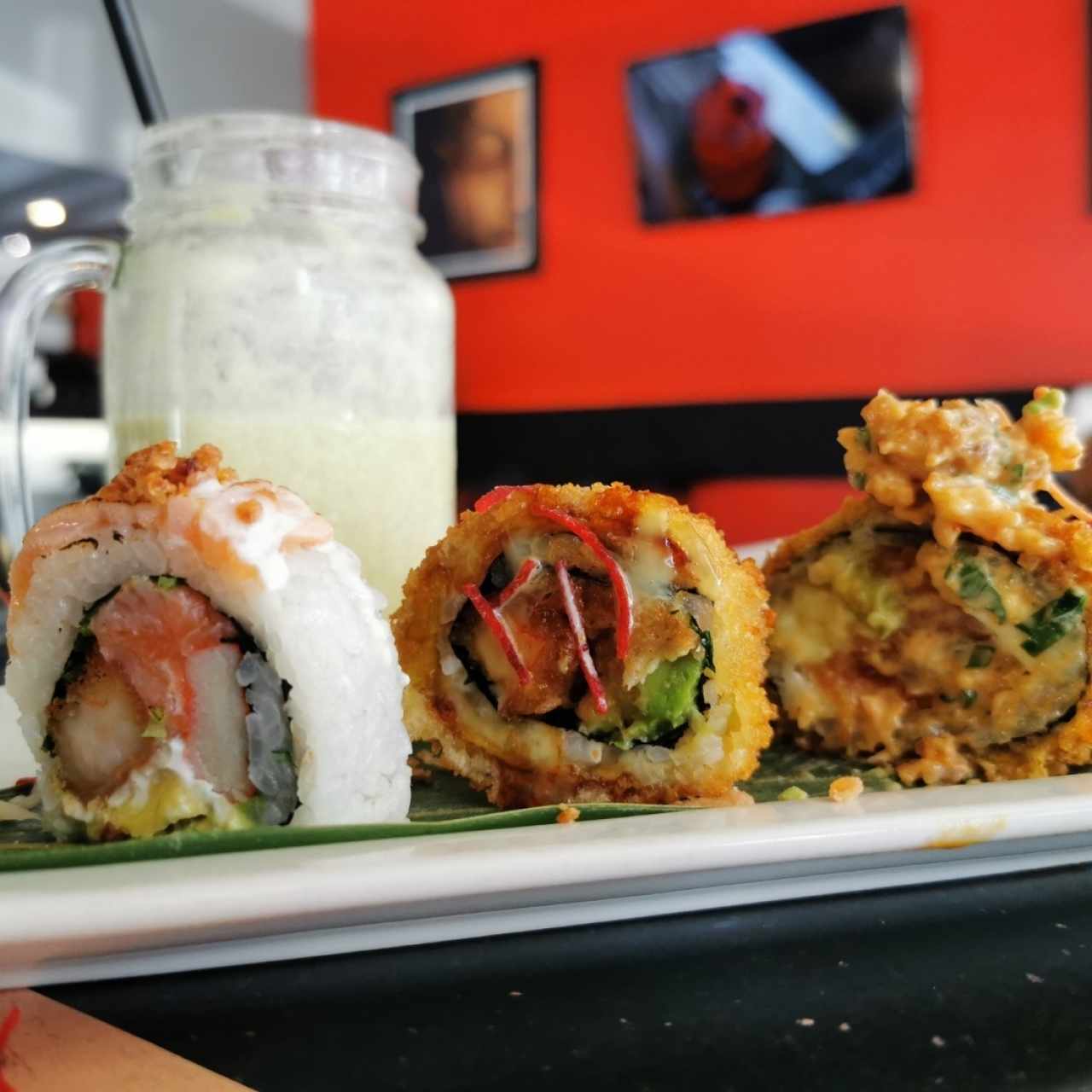 3 clases de sushi diferentes