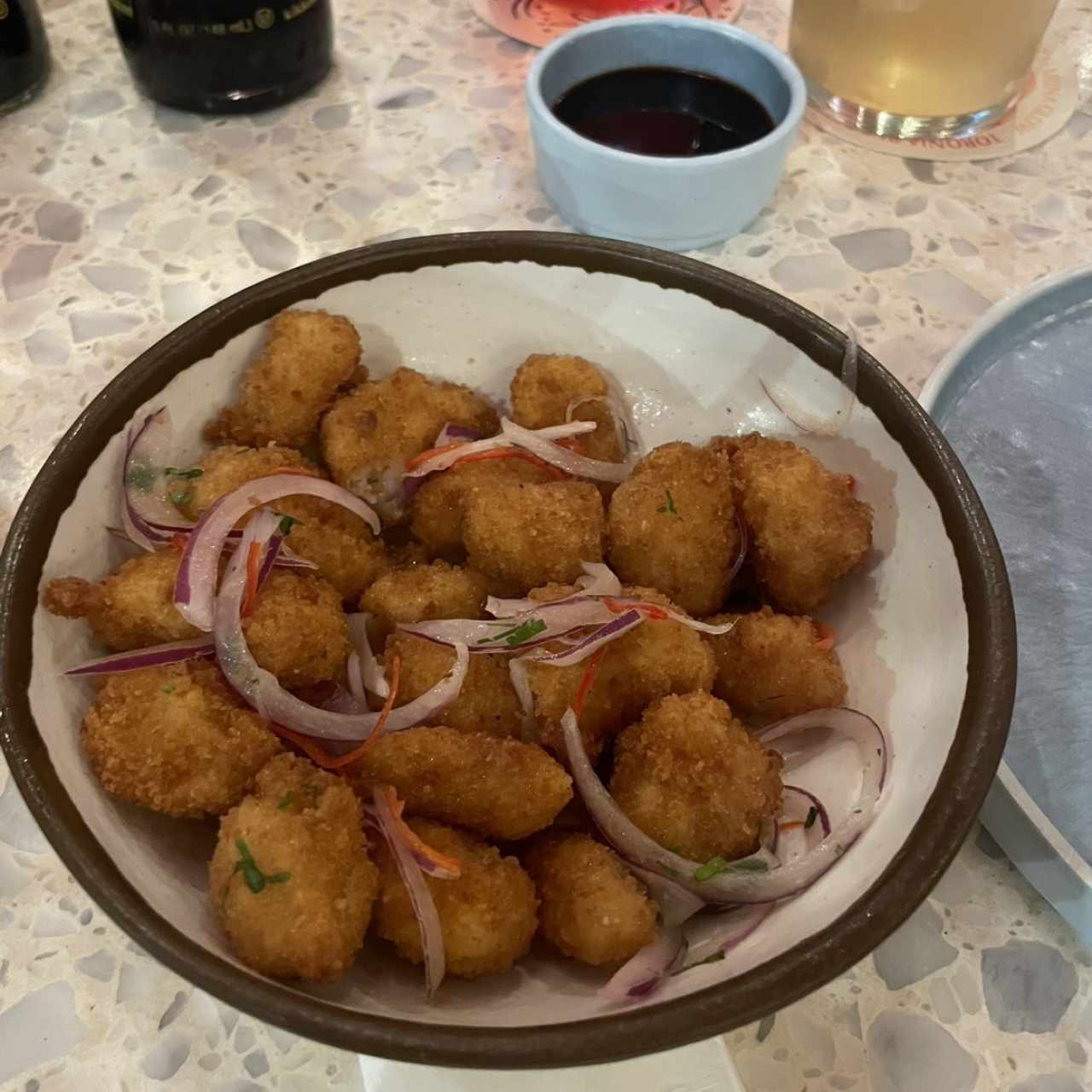 Ceviche Frito de Langostino