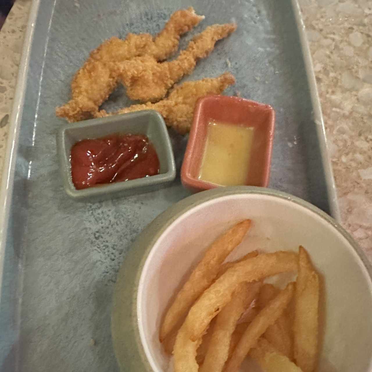 Dedos de pollo para niños 