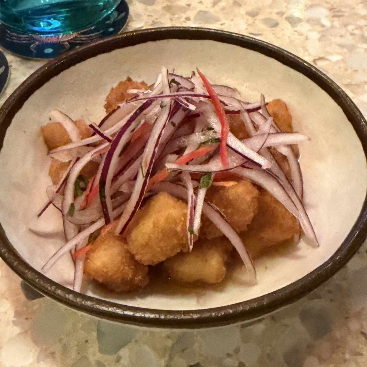 Ceviche Frito de Pescado Blanco