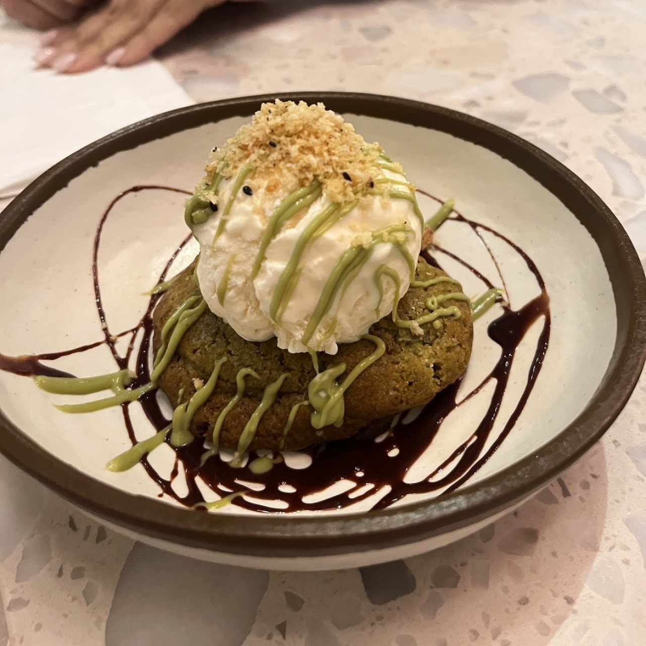 Chocomatcha cookie